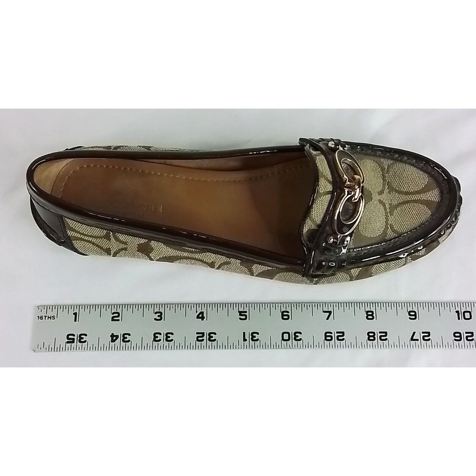 Coach Coach Loafers Women's Size 6.5 B Fortunata Signature Brown Size US 6.5 / IT 36.5 - 12 Thumbnail