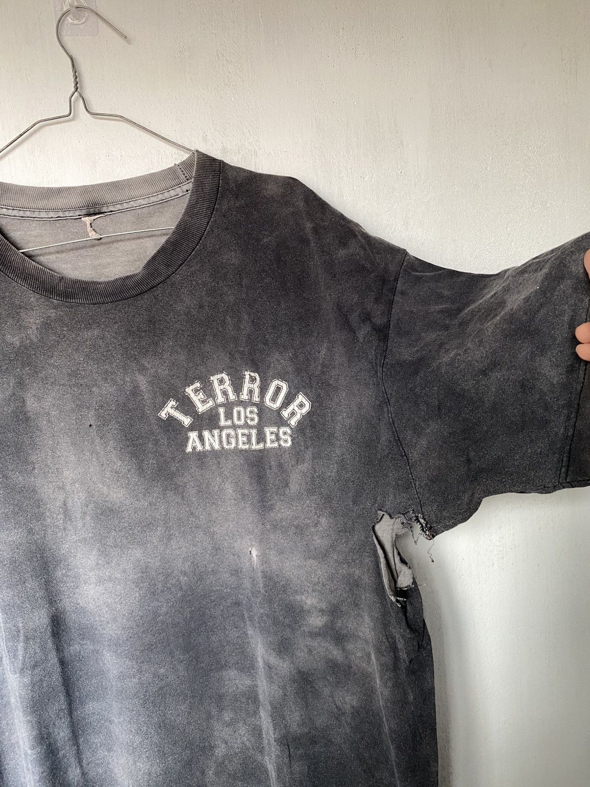 Band Tees × Vintage Terror Hardcore Tshirt Crazy Thrashed Size US XL / EU 56 / 4 - 3 Thumbnail