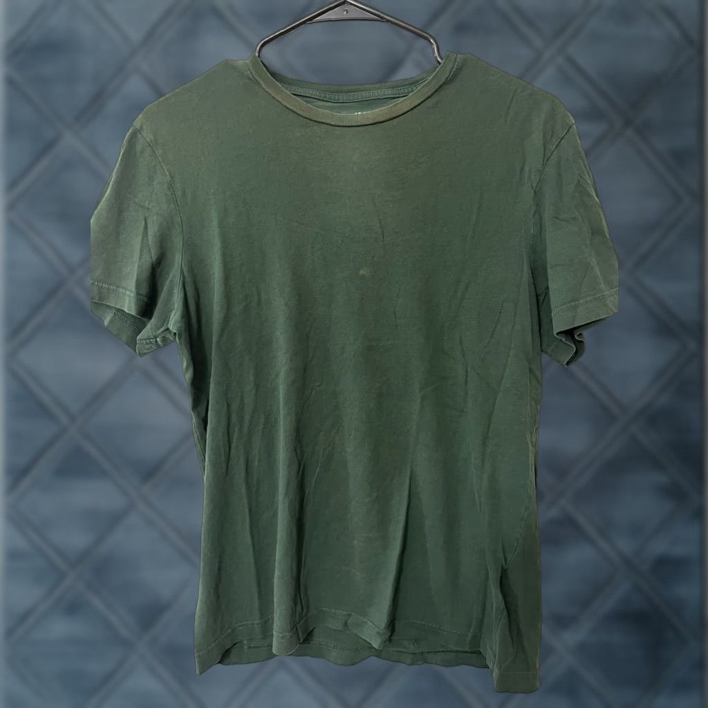 H&M H&M Shirt Mens Small Green Short Sleeve Crew Neck Regular Fit Cotton Graphic Tee 90s Size US S / EU 44-46 / 1 - 1 Thumbnail