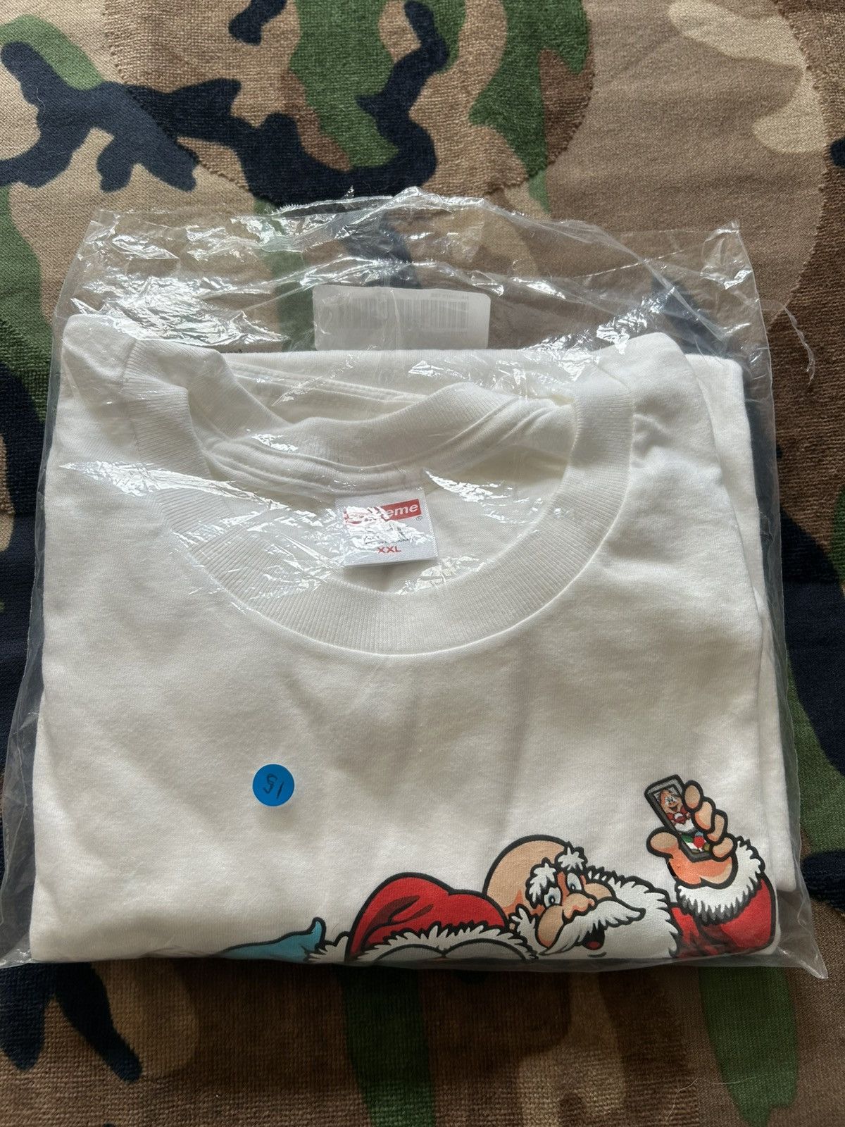 Supreme Supreme Naughty Tee White XXL FW25 Size US XXL / EU 58 / 5 - 4 Thumbnail