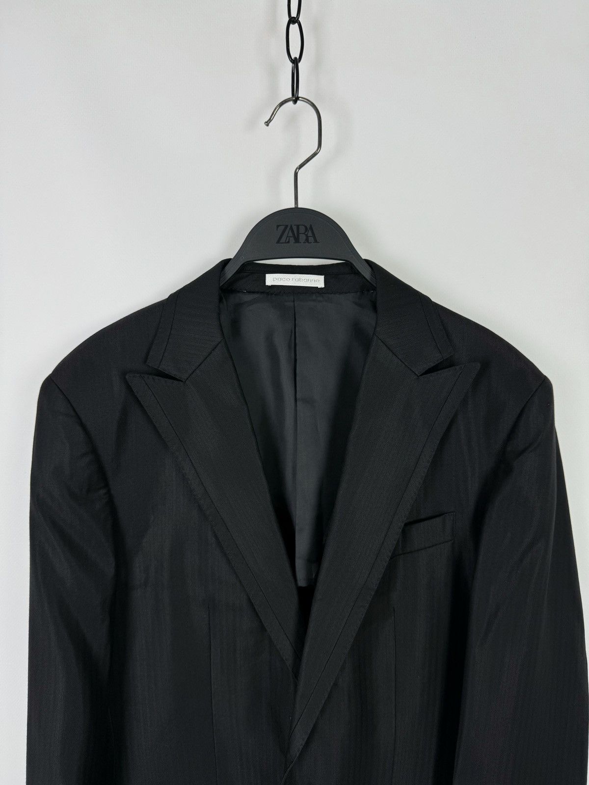 Other Paco Rabanne Black Blazer Jacket Size 42R - 3 Thumbnail