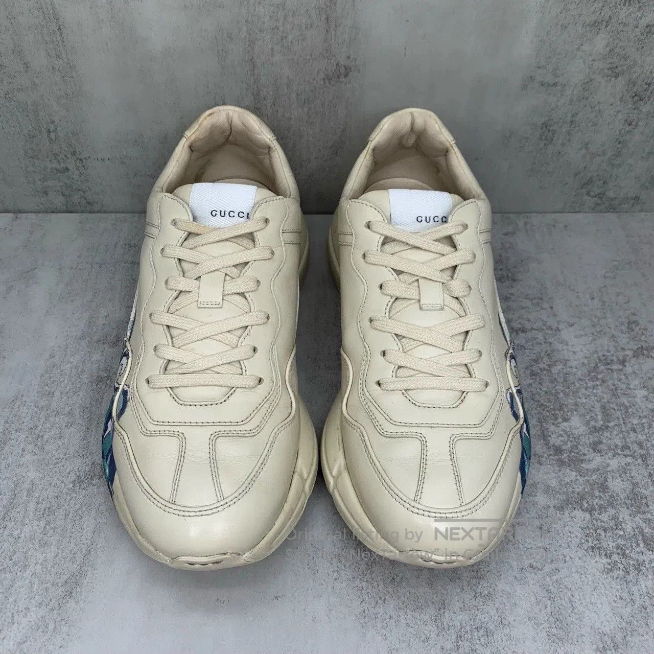 Gucci Gucci Ivory Wave Dad Sneakers. Size US 7 / EU 40 - 4 Thumbnail
