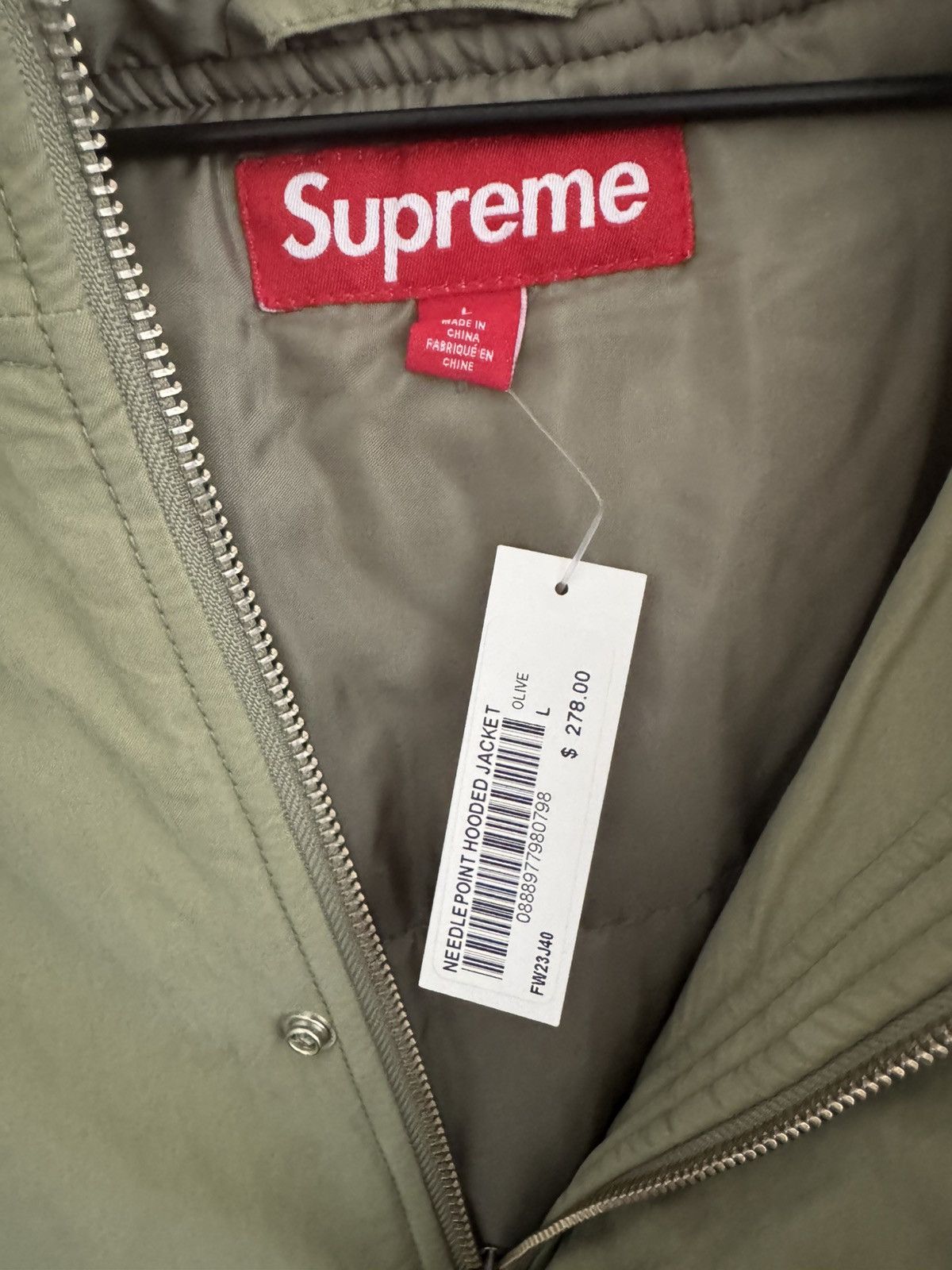 Supreme Supreme Needlepoint Hooded Jacket Size US L / EU 52-54 / 3 - 4 Thumbnail