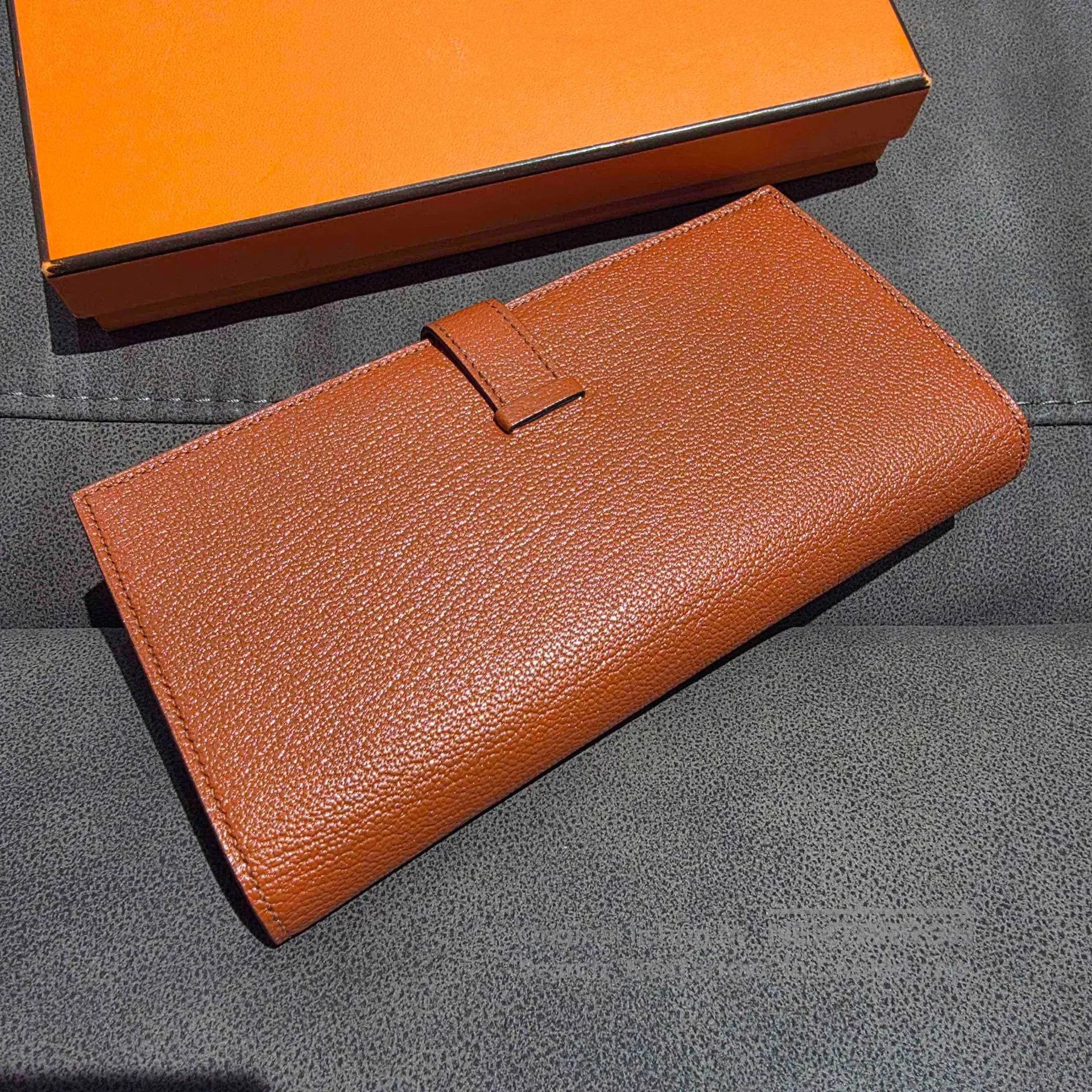 Hermes Hermes BearnGold buckle leather wallet Size ONE SIZE - 3 Thumbnail