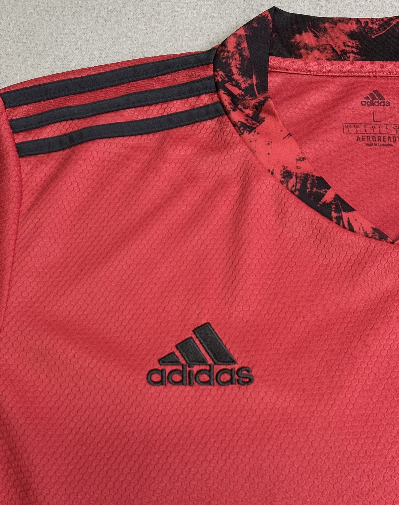 Adidas Germany 2020 Adidas Goalkeeper Jersey Red Size L Size US L / EU 52-54 / 3 - 7 Thumbnail