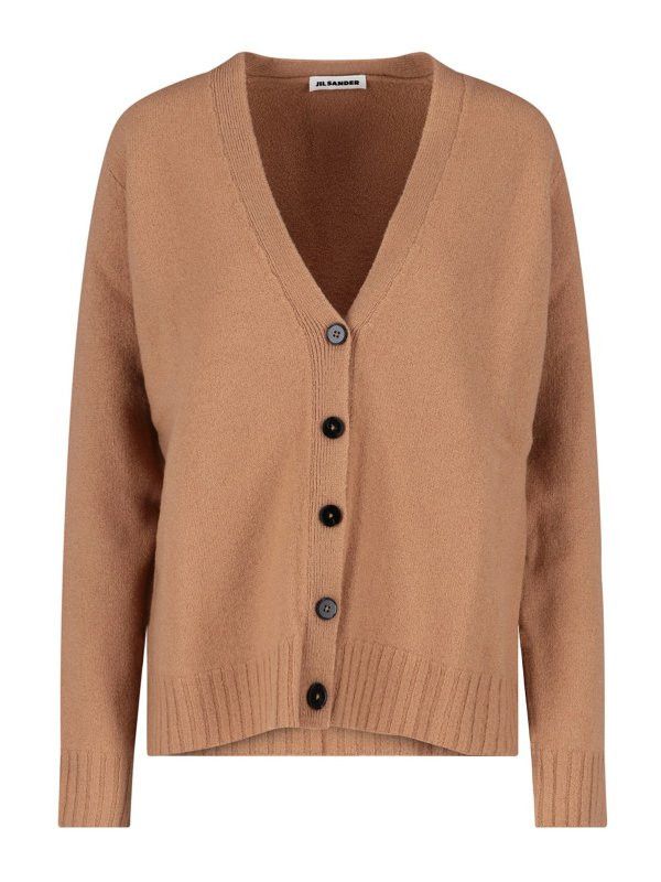 Jil Sander o1y1025 Cardigan in Brown Size XS / US 0-2 / IT 36-38 - 1 Thumbnail
