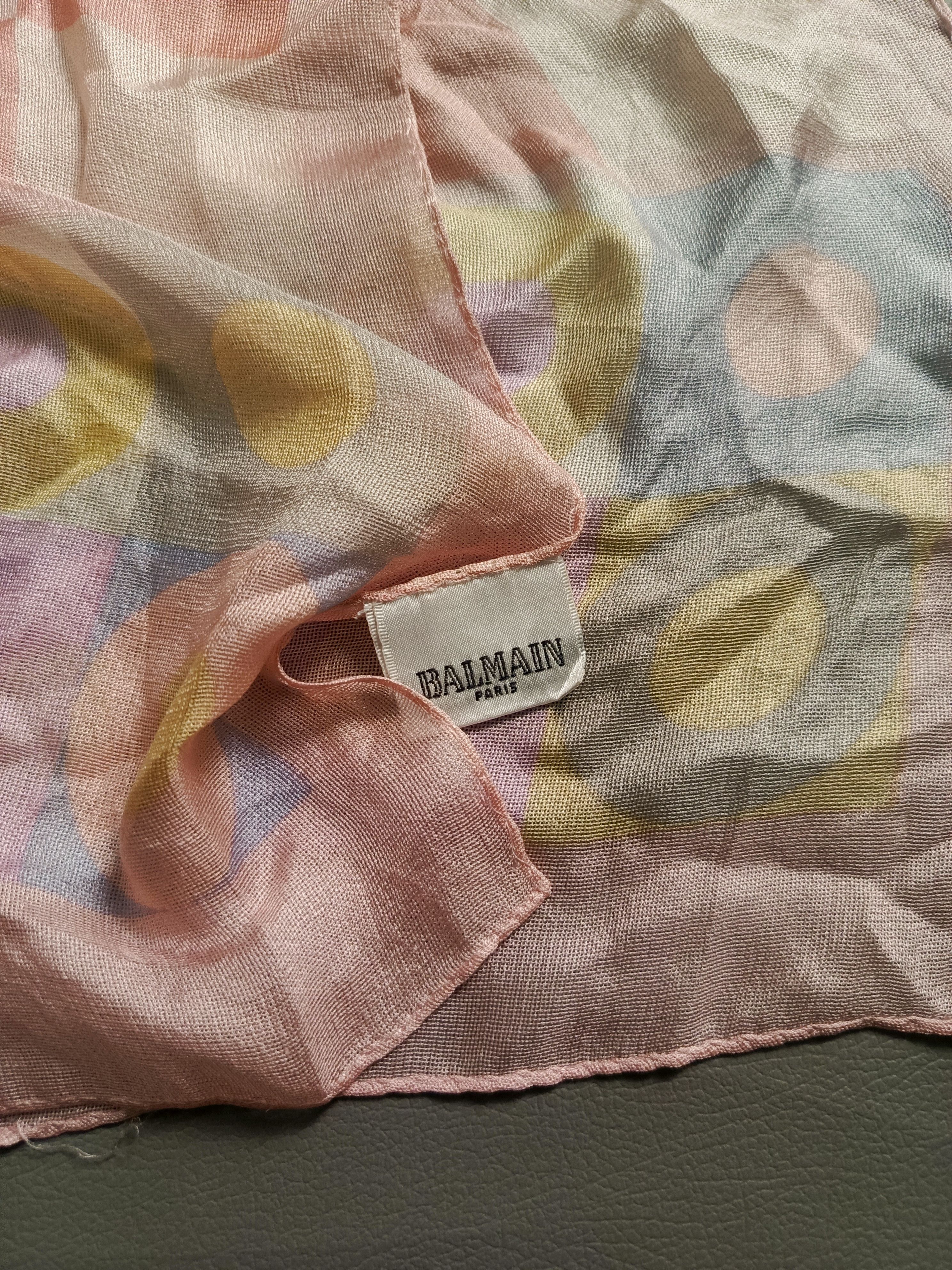 Balmain Balmain Paris silk scarves Size ONE SIZE - 7 Thumbnail