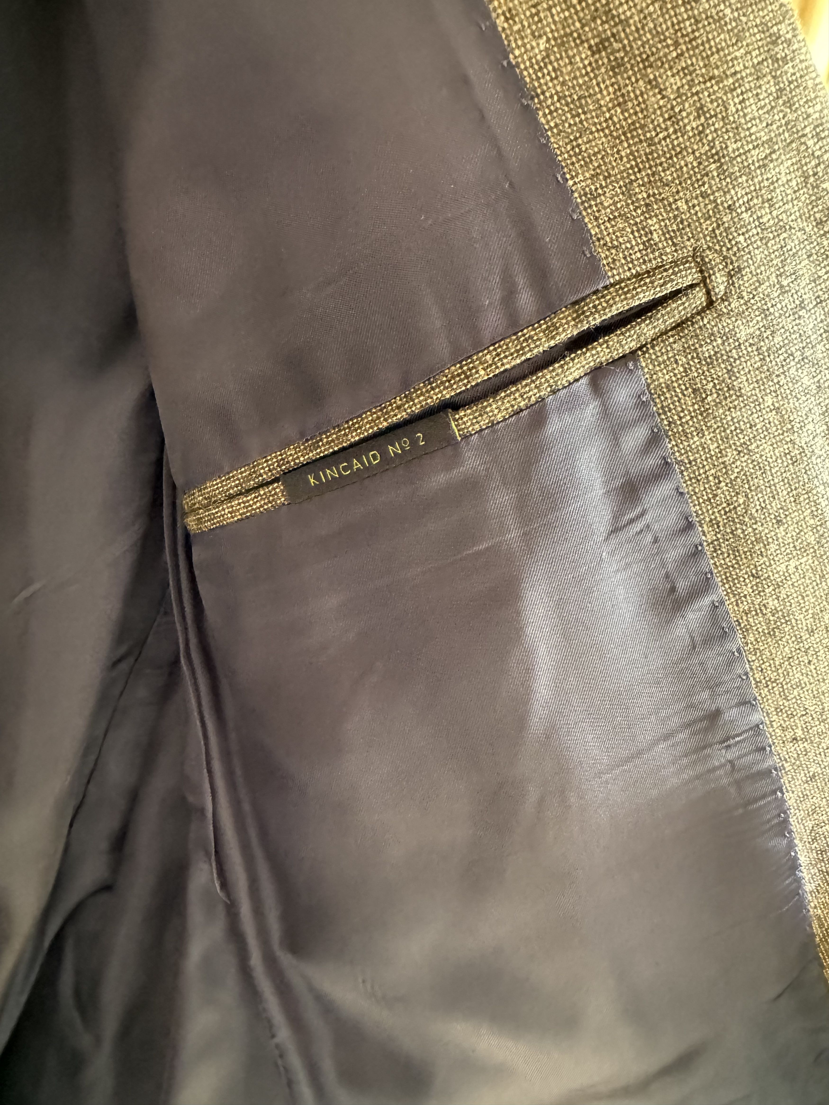 Sid Mashburn Sid Mashburn Brown Tic Weave Flannel Suit 50IT (40R) Size 40R - 3 Thumbnail