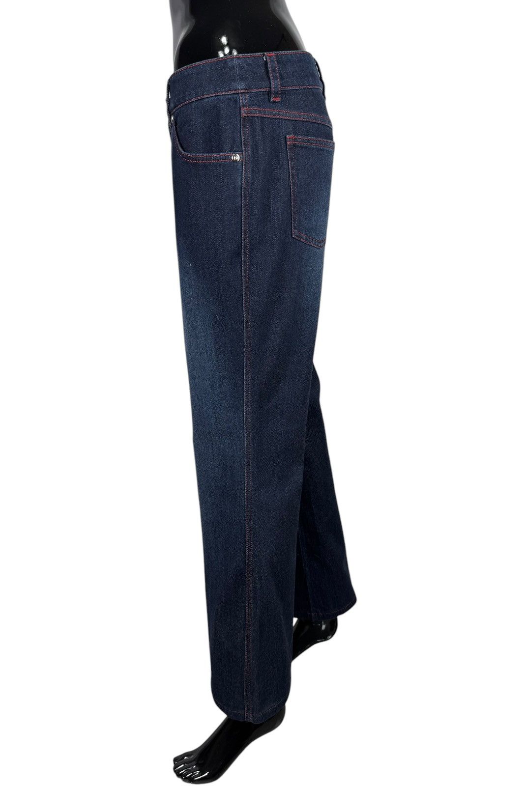 Escada Escada Flared Jeans Embroidered Logo size DE38 IT44 Size 30" / US 8 / IT 44 - 5 Thumbnail