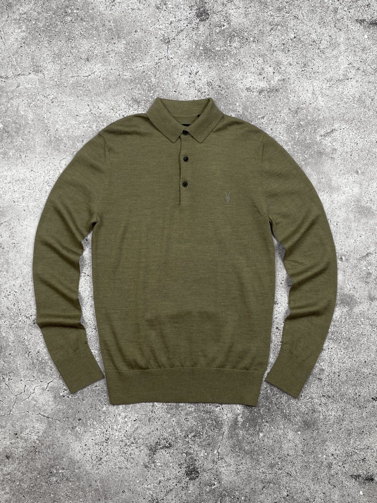 Allsaints × Japanese Brand AllSaints Mode Merino Crew Light Sweater Jumper Wool Luxury Size US XS / EU 42 / 0 - 5 Thumbnail