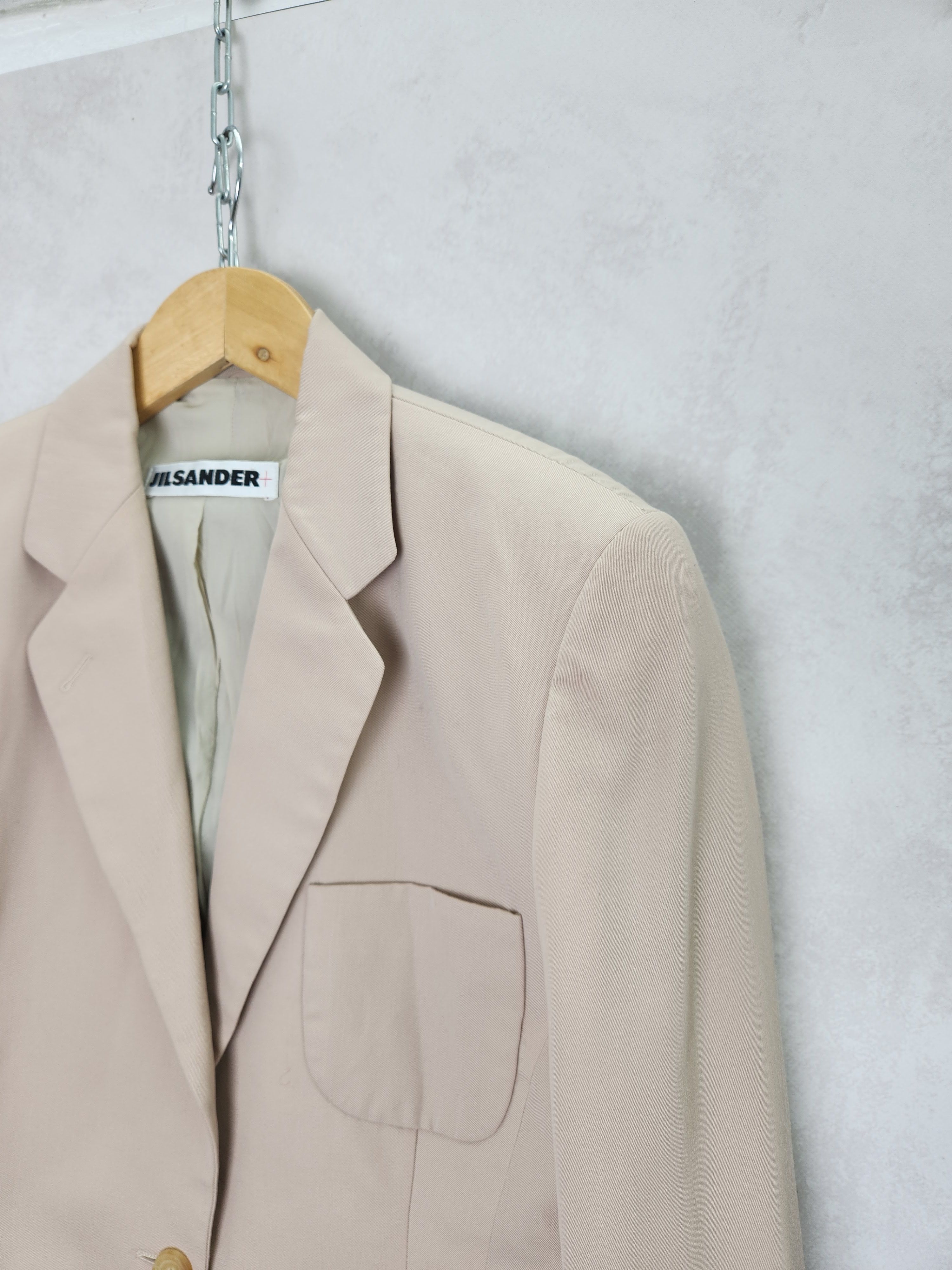 Jil Sander Jil Sander + beige viscose suit blazer skirt size 38 Size M / US 6-8 / IT 42-44 - 6 Thumbnail