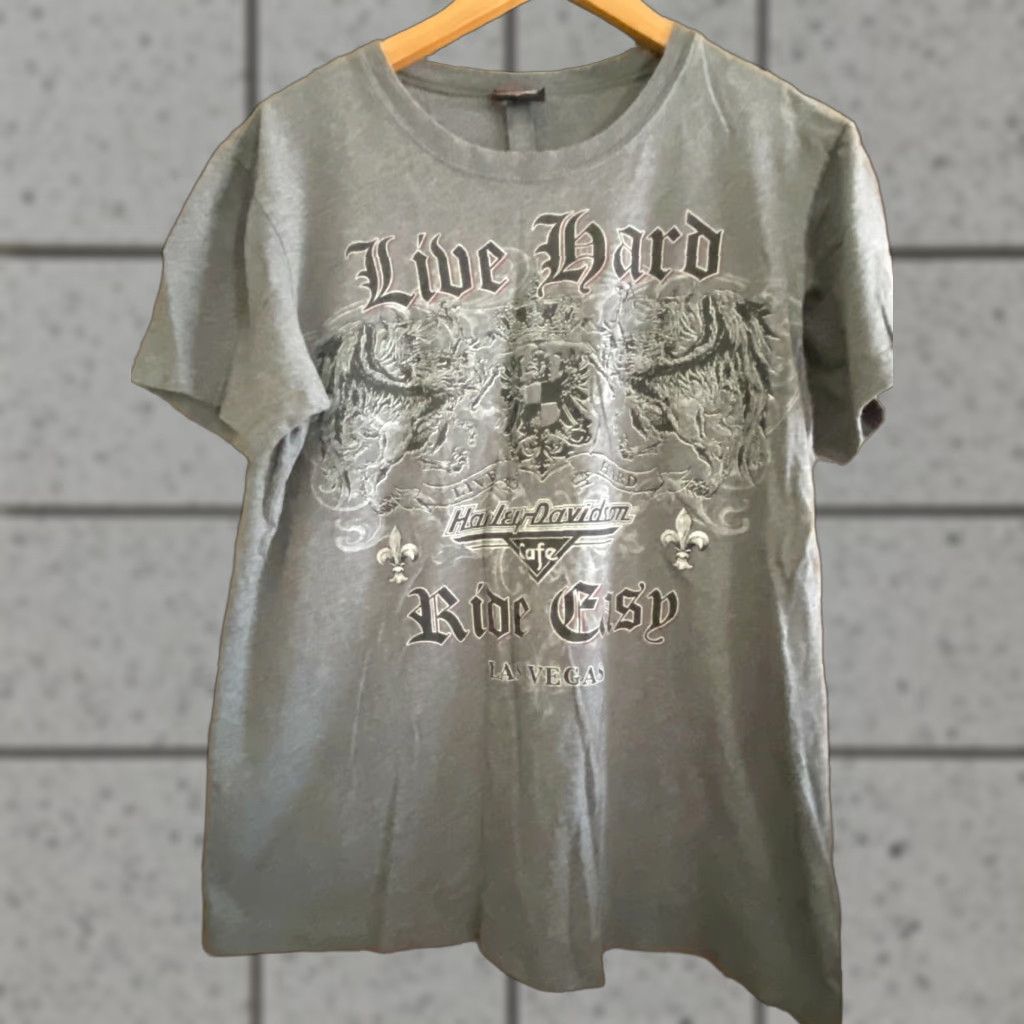 Harley Davidson Harley-Davidson Café Las Vegas Gray T-Shirt Men’s Lg Size US L / EU 52-54 / 3 - 1 Thumbnail