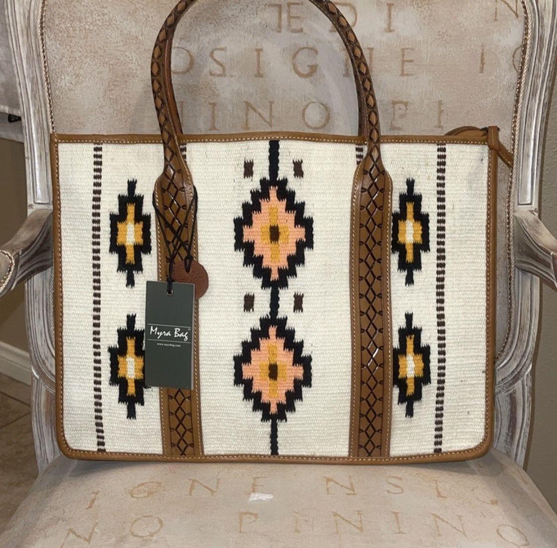 Other MYRA-CEDAR CREST CANVAS & LEATHER BAG (Briefcase Style) Size ONE SIZE - 1 Thumbnail