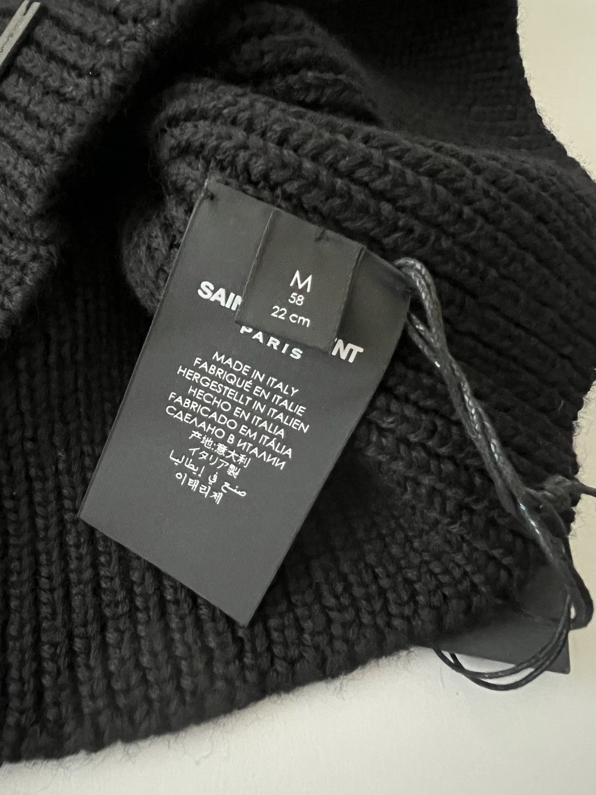 Saint Laurent Paris $650 VALUE Wool Balaclava Hat Size ONE SIZE - 4 Thumbnail