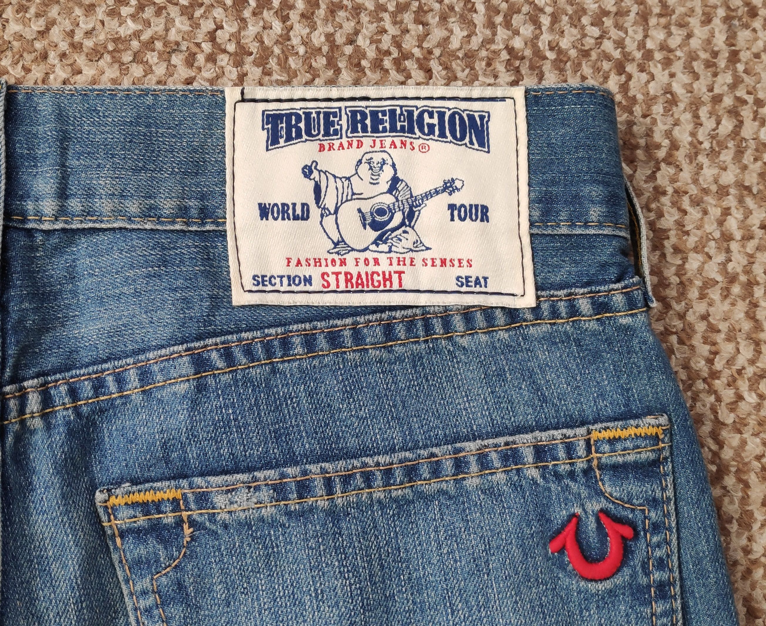 True Religion Vintage y2k True Religion Straight Denim Jeans made in USA Size US 30 / EU 46 - 6 Thumbnail