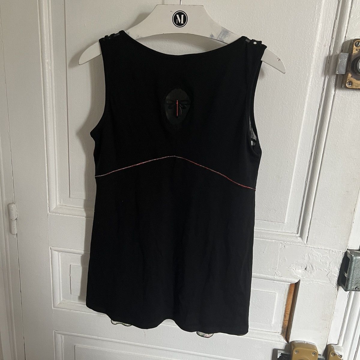 Japanese Brand × Vintage Y2K MESH DRESS TOP 2000s like jpg blouse copine cdg yohji Size XS / US 0-2 / IT 36-38 - 7 Thumbnail
