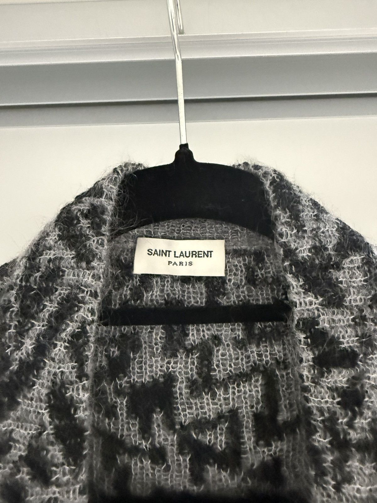 Saint Laurent Paris Saint Laurent Jacquard Comic Cardigan and matching Scarf Size US XS / EU 42 / 0 - 3 Thumbnail