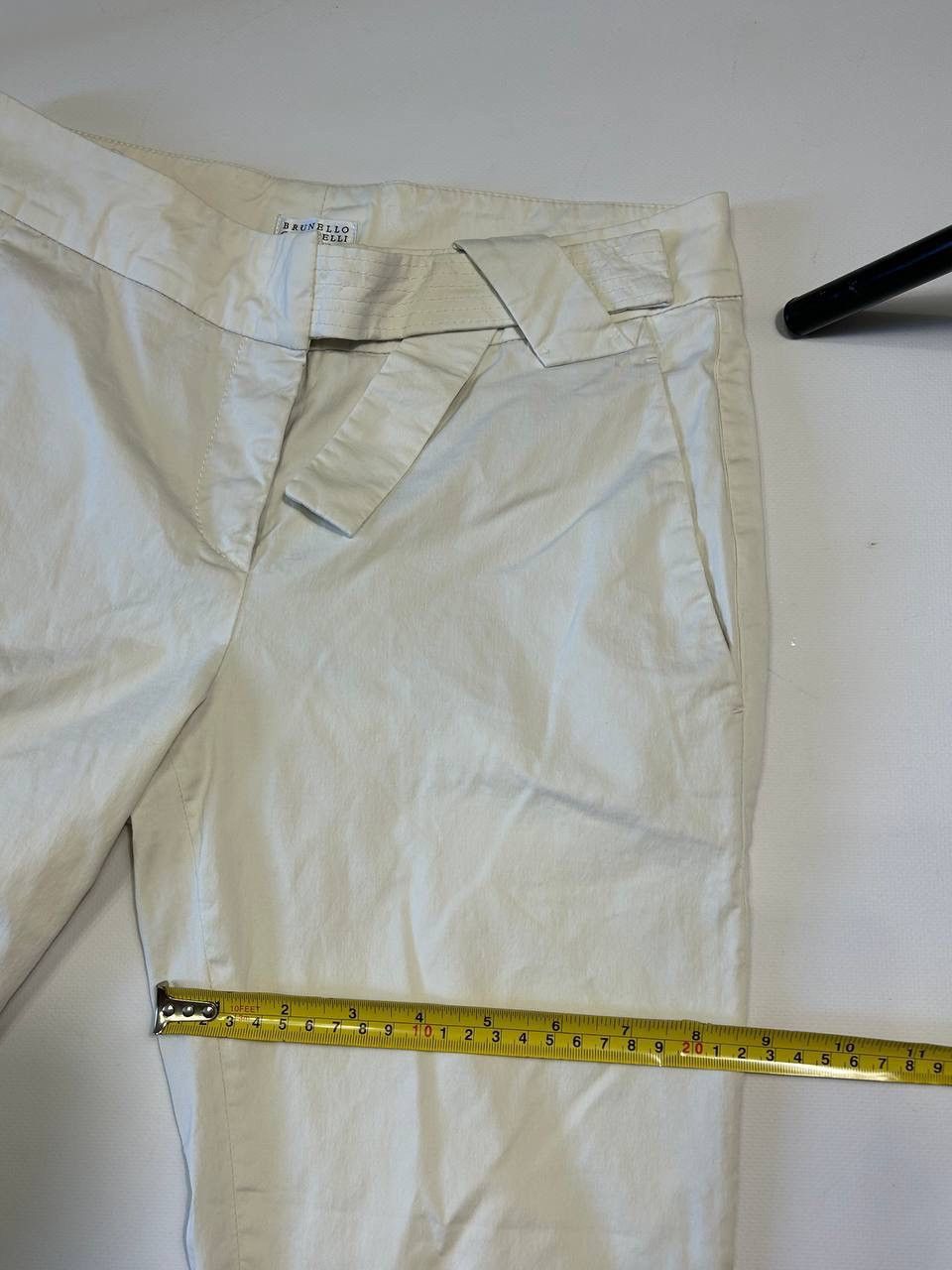 Brunello Cucinelli Brunello Cucinelli luxury pants beige Size 27" / US 4 / IT 40 - 6 Thumbnail