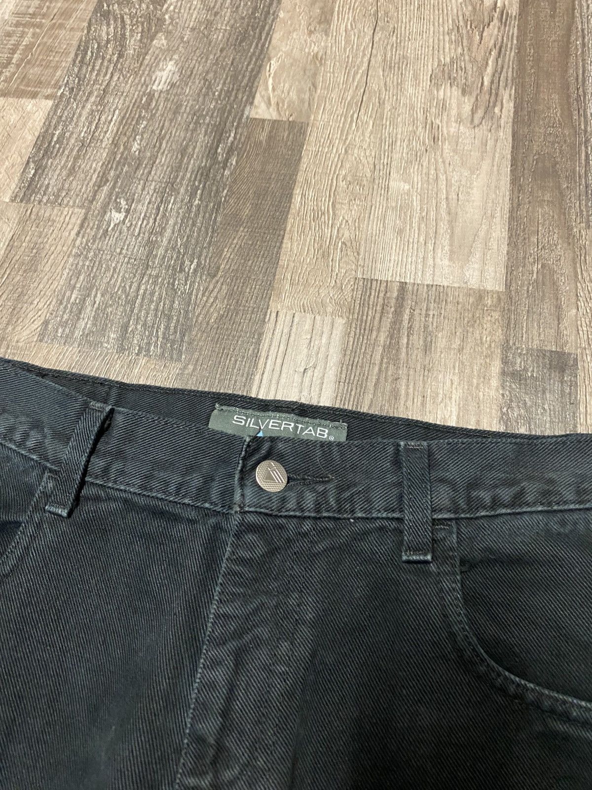 Levi's Vintage 90’s Black Levi’s Sliver Tab Baggy Denim Jeans Y2K Size US 32 / EU 48 - 3 Thumbnail
