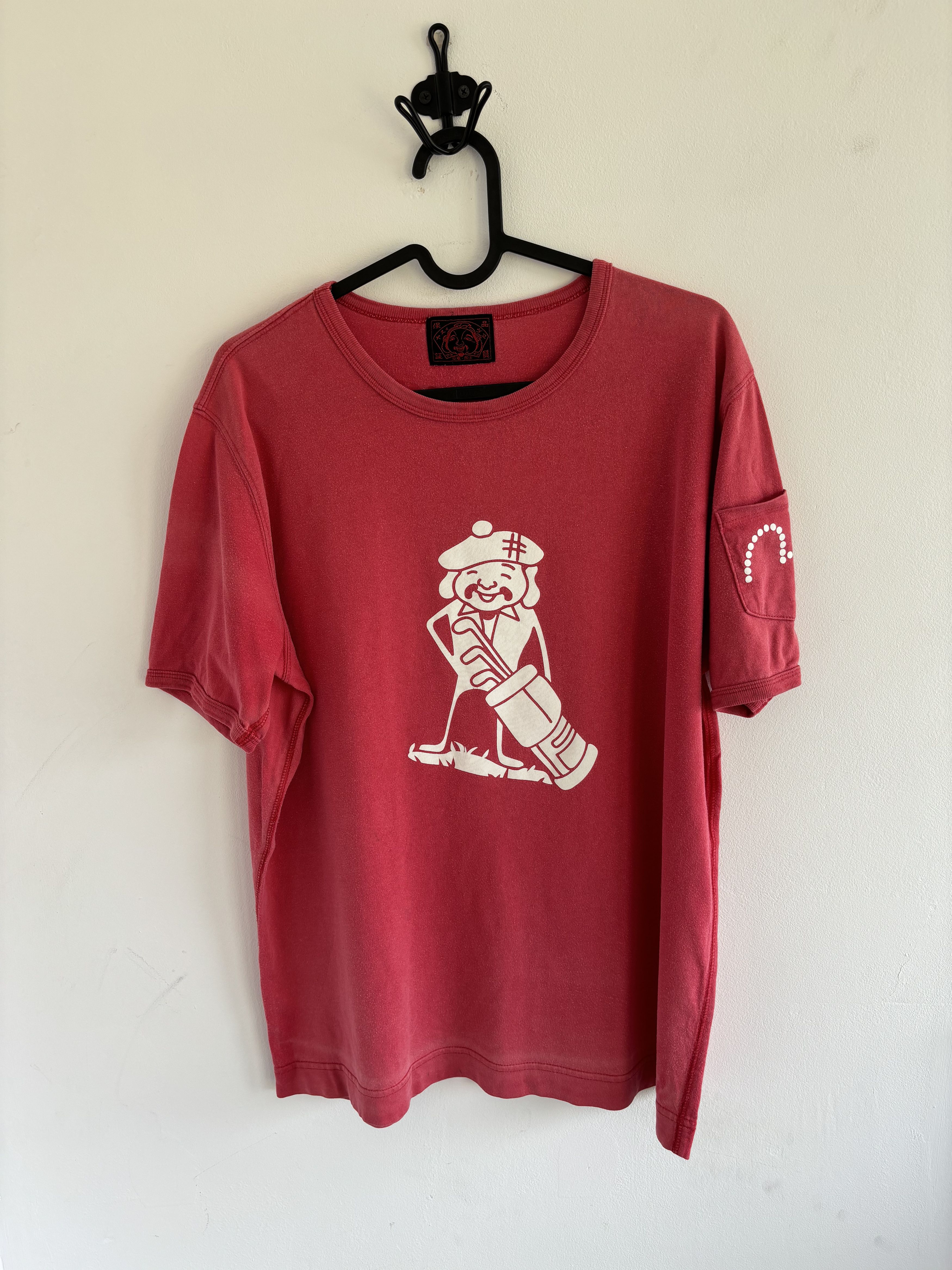Evisu Vintage Evisu Eu Ed Golf Red Pocket Tee Size US M / EU 48-50 / 2 - 1 Thumbnail