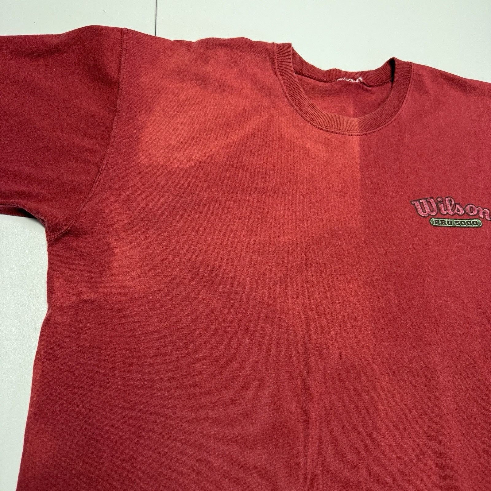 Wilson Vintage Wilson Pro 5000 T Shirt Mens XL 24x29 Red Short Slee Size US XL / EU 56 / 4 - 6 Thumbnail