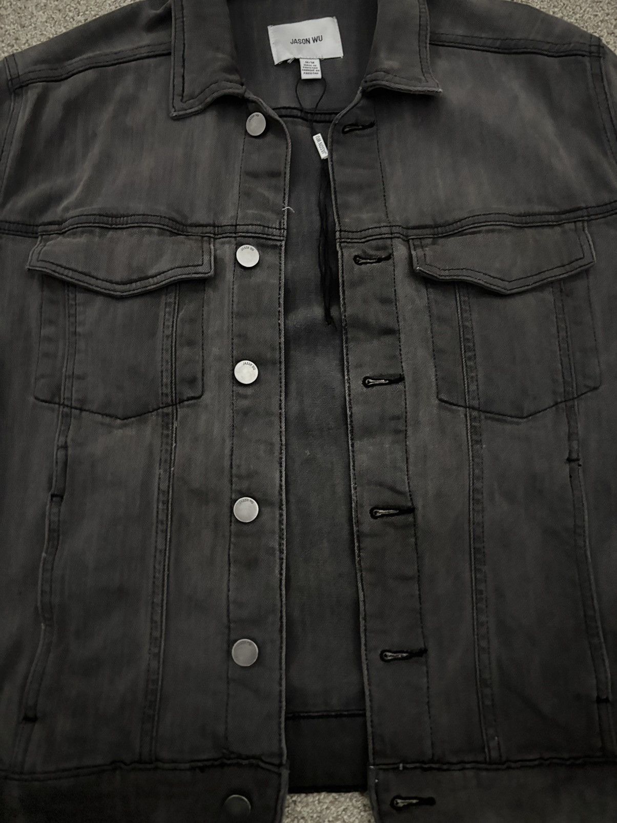Other Jason Wu Grey Denim Jacket – Minimalist Designer Piece Size US M / EU 48-50 / 2 - 3 Thumbnail