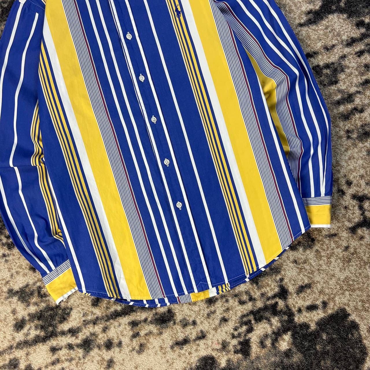 Polo Ralph Lauren Polo Ralph Lauren Luxury Mini Logo Striped Button Up Shirt Size US M / EU 48-50 / 2 - 3 Thumbnail