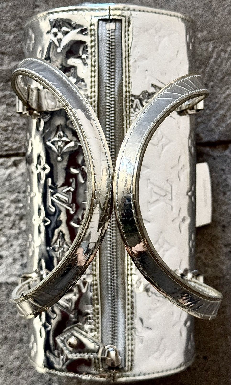 Louis Vuitton Louis Vuitton - Marc Jacobs - 2006 - Silver Miroir Papillon Size ONE SIZE - 12 Thumbnail