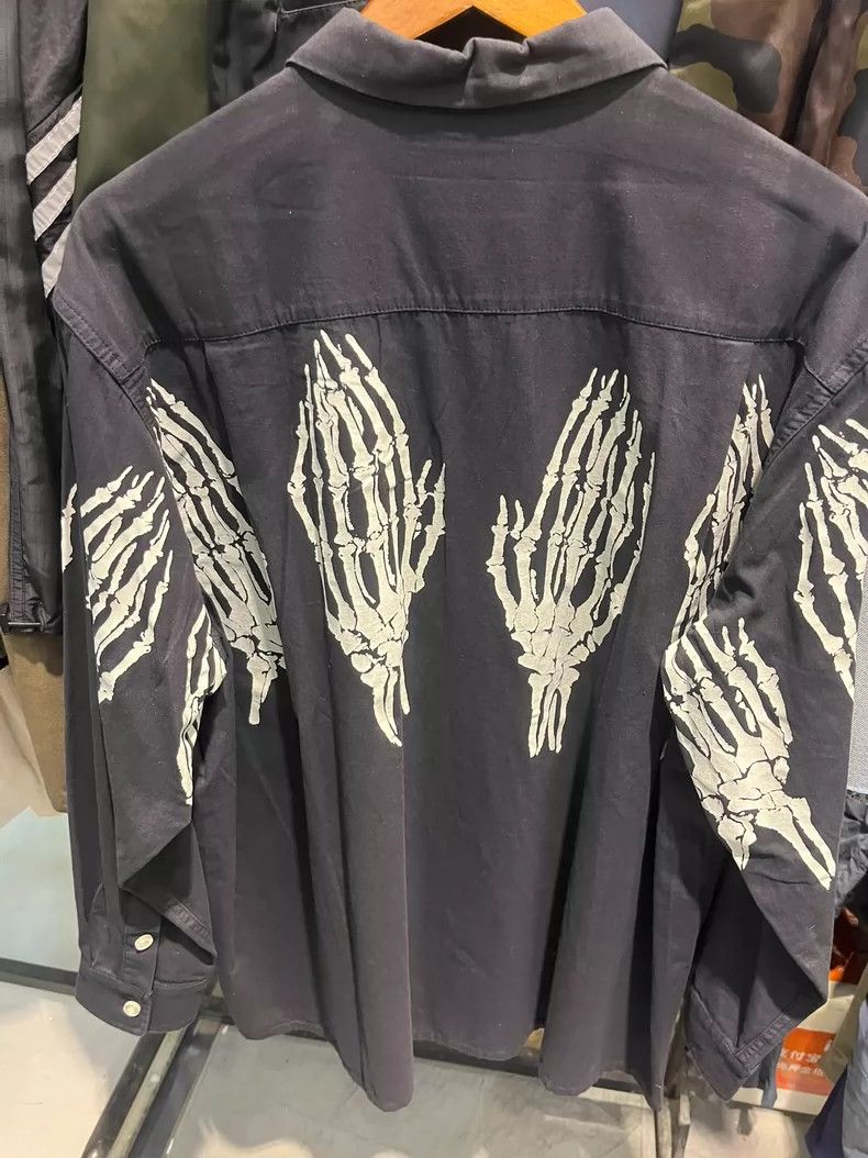 Other Wacko Maria Heaven in Tokyo Skull and Bones Dark Long Slee Size US L / EU 52-54 / 3 - 2 Thumbnail