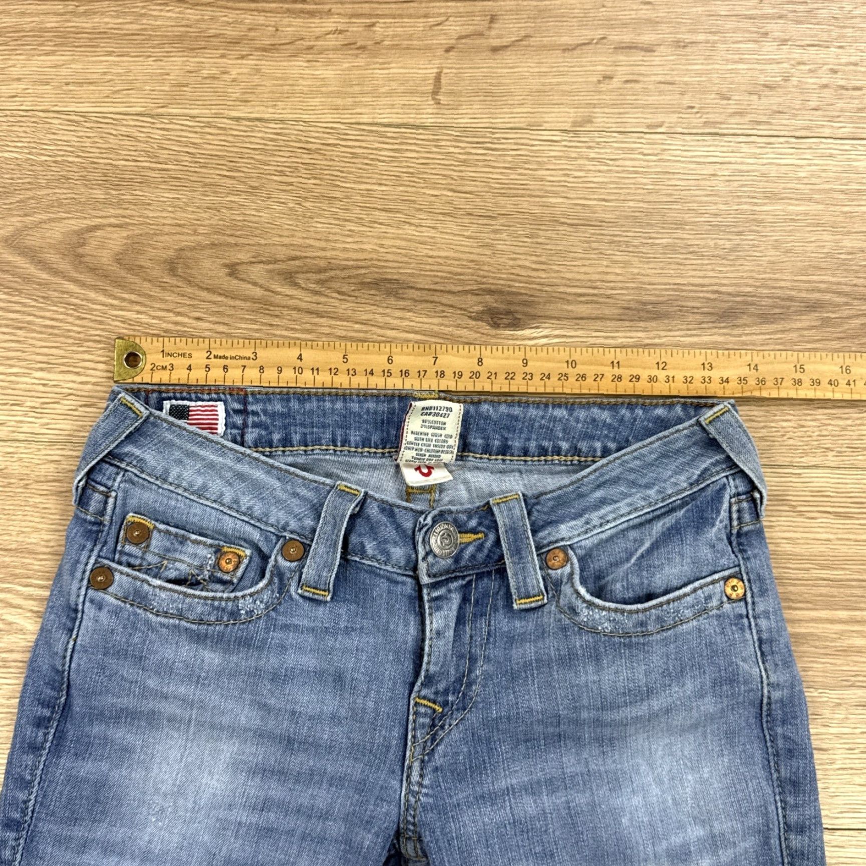 True Religion True Religion Jeans Skinny Womens Size 27 Blue Low Rise Denim 33in Inseam Size 27" / US 4 / IT 40 - 4 Thumbnail