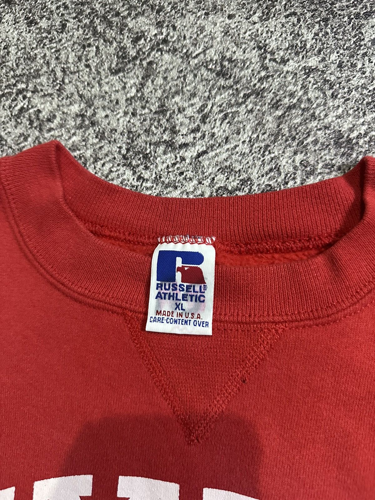 Vintage VINTAGE 2000s RUSELL ATHLETIC "GLYNN ACADEMY" SWEATSHIRT Size US XL / EU 56 / 4 - 3 Thumbnail