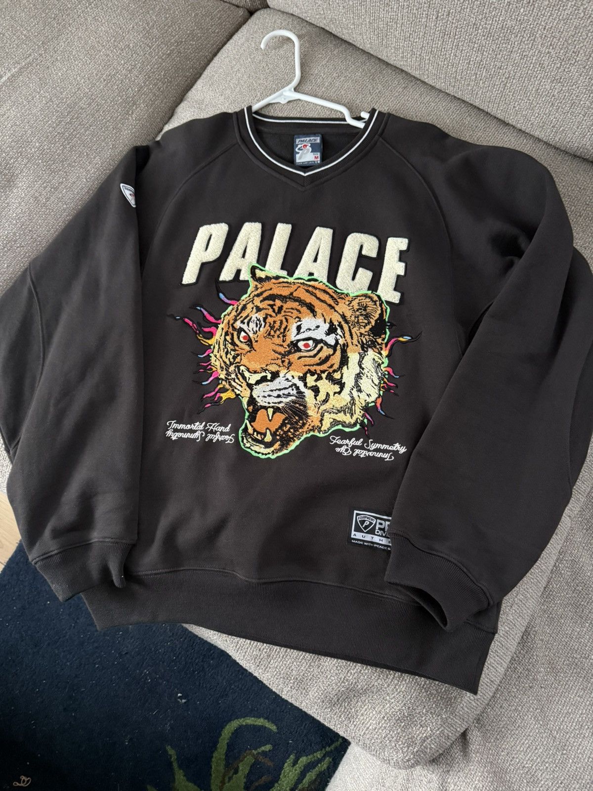 Palace Umbro Warm Up Crew Black - Palace Umbro 2024 - Palace
