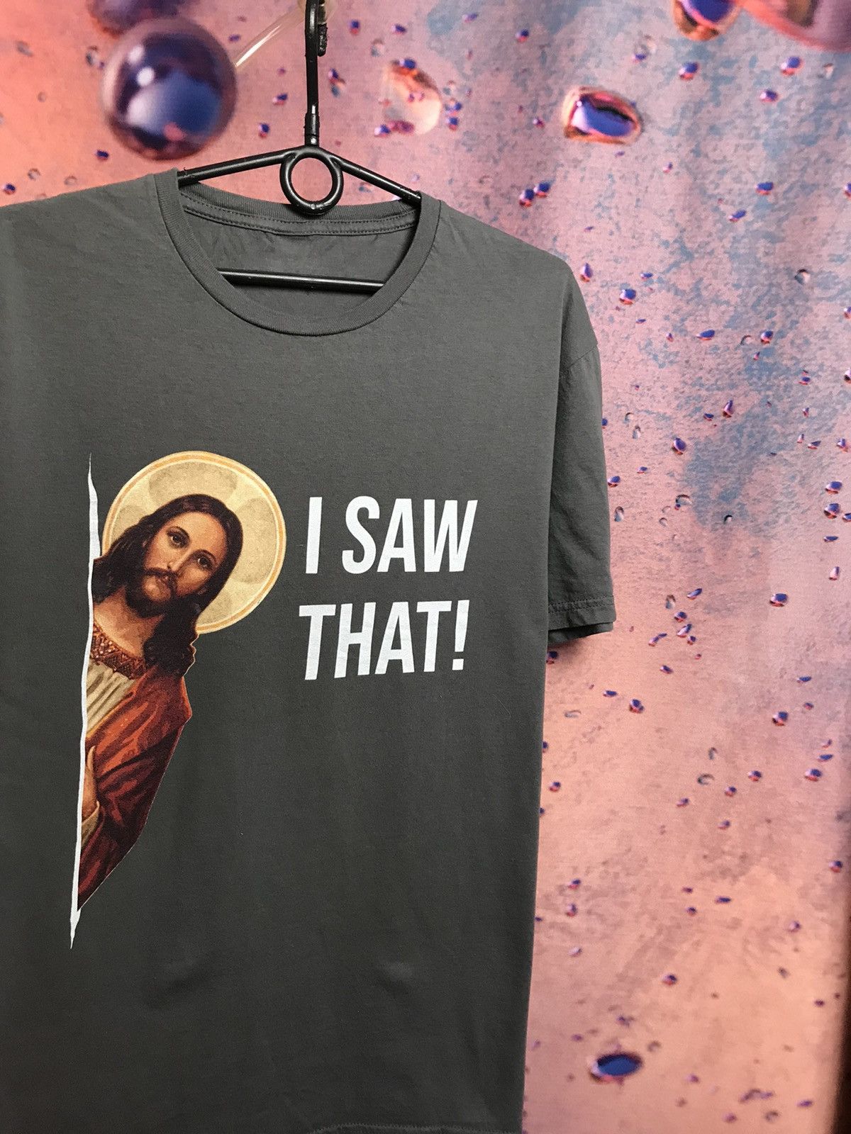 Vintage Vintage Jesus Humor crazy t shirt Size US L / EU 52-54 / 3 - 1 Thumbnail