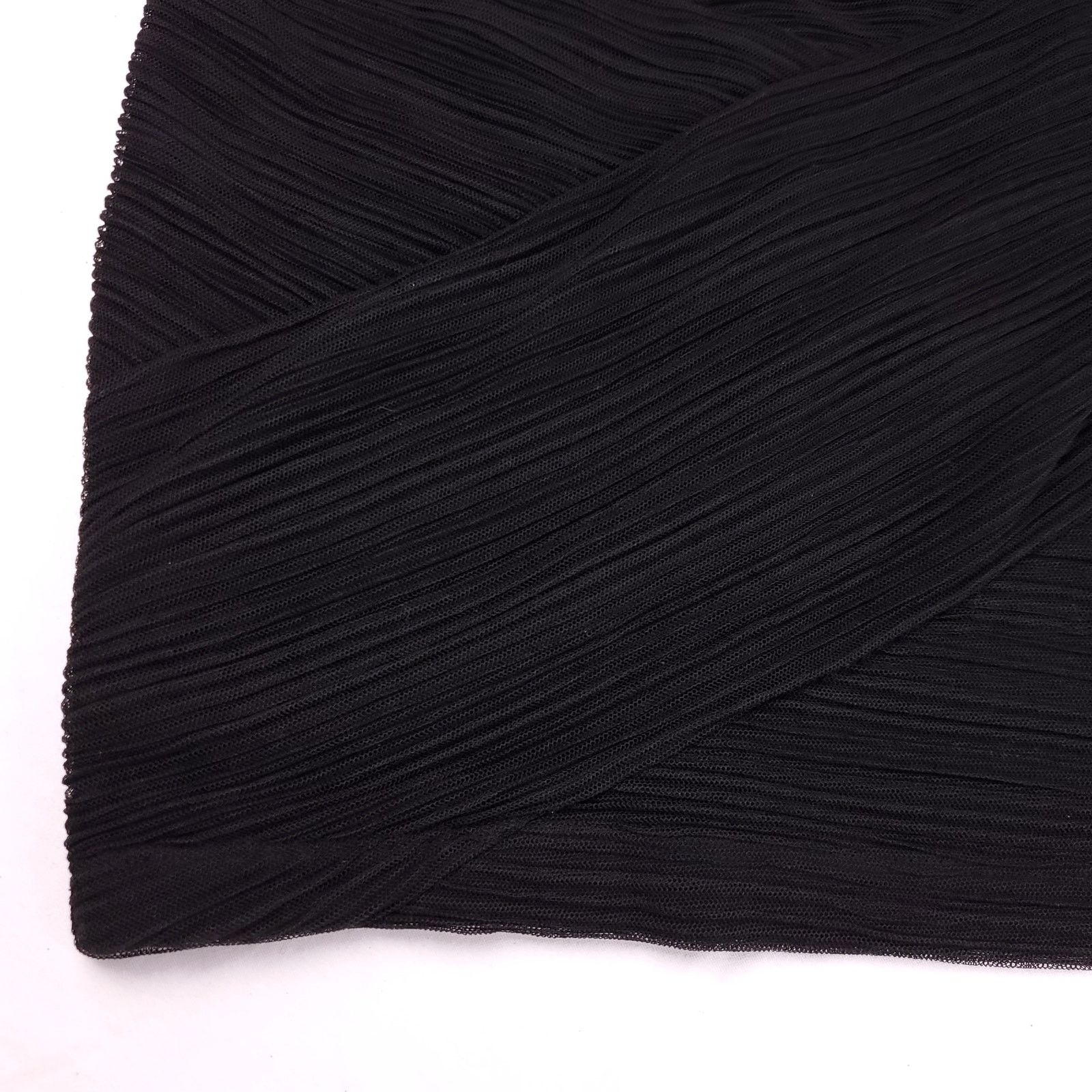 Bcbgmaxazria BCBG Little Black Skirt Mesh Wrap NWT Y2K Small Size 26" / US 2 / IT 38 - 5 Thumbnail