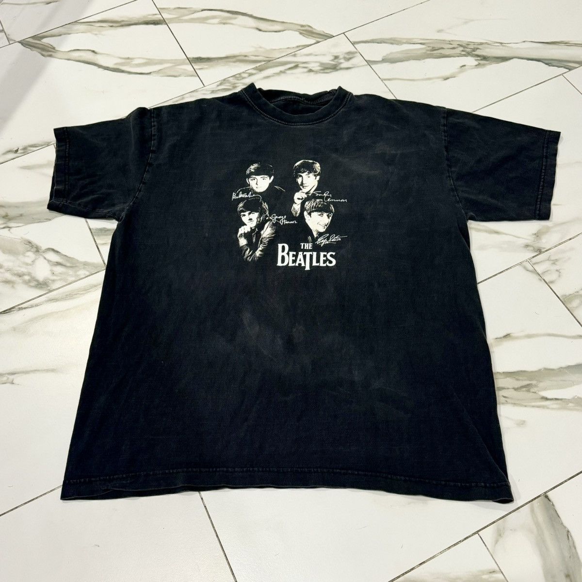 Band Tees VINTAGE 90s THE BEATLES TEE! Size US XL / EU 56 / 4 - 2 Thumbnail