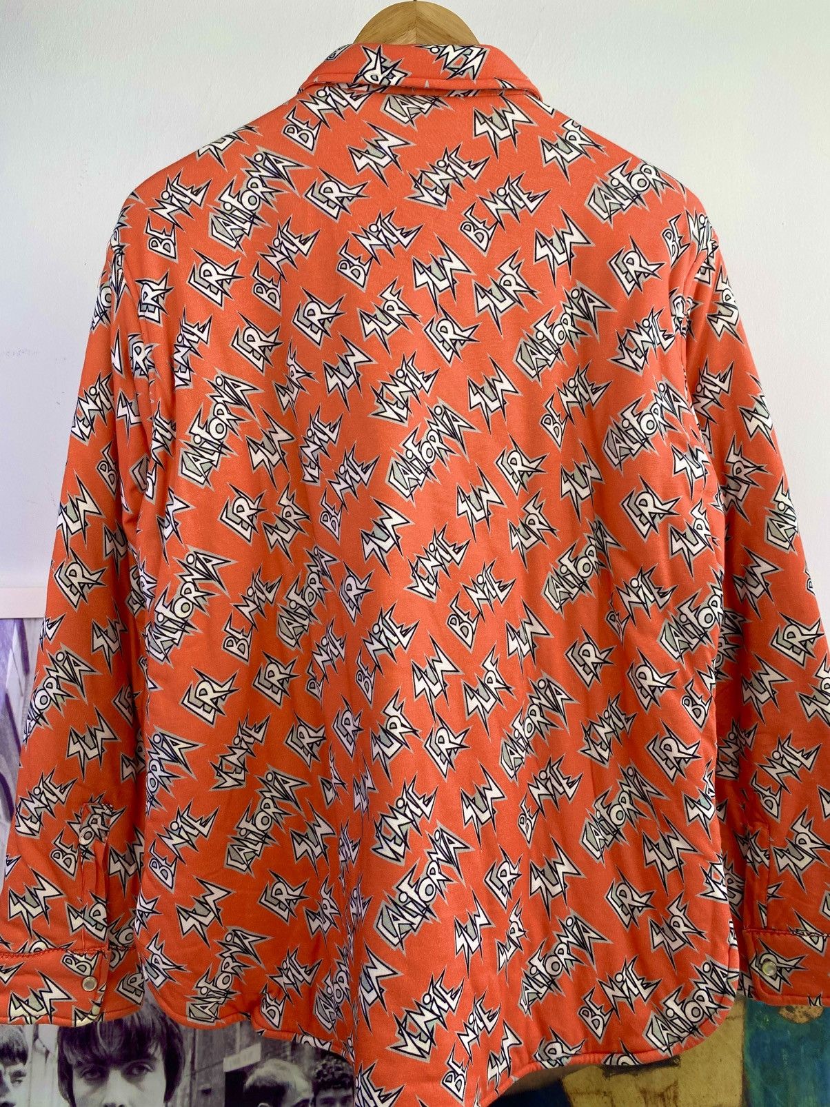 ERL ERL “Be Nice” Orange Cotton Over Shirt Size US L / EU 52-54 / 3 - 9 Thumbnail