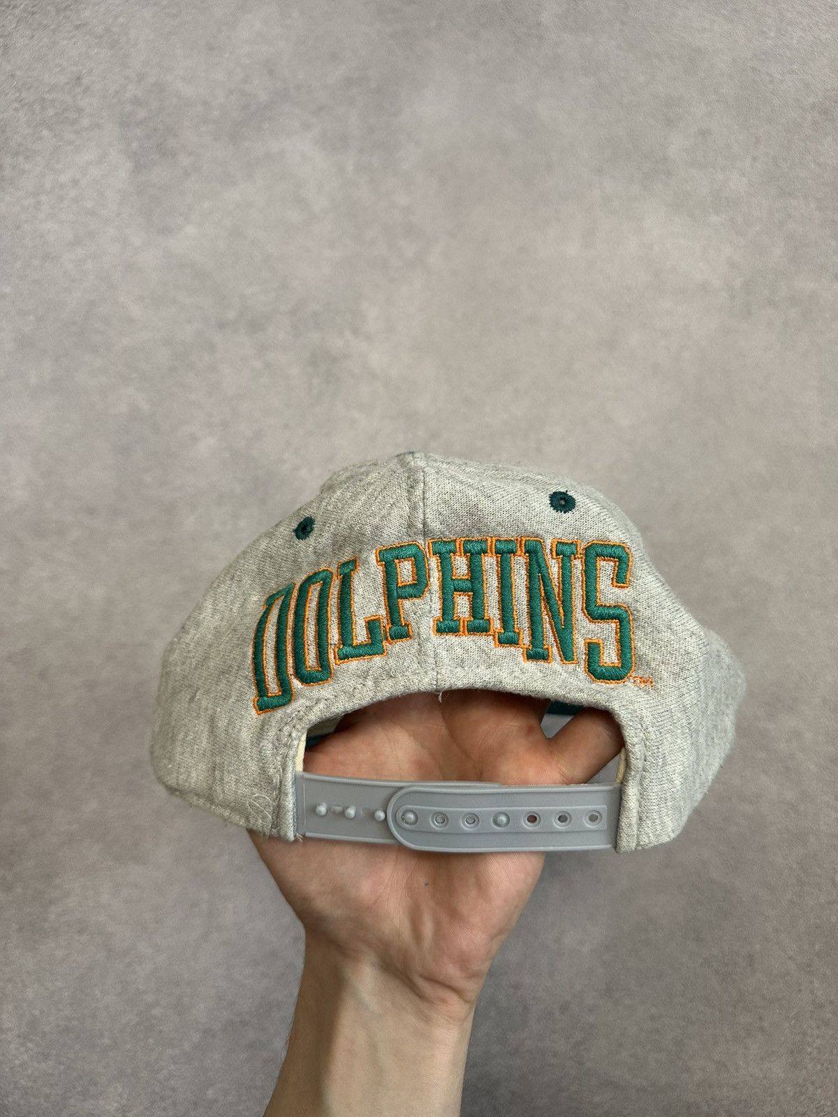 NFL Vintage Miami Dolphins 90s Retro Cap NFL Football Hat Y2K Size ONE SIZE - 2 Thumbnail