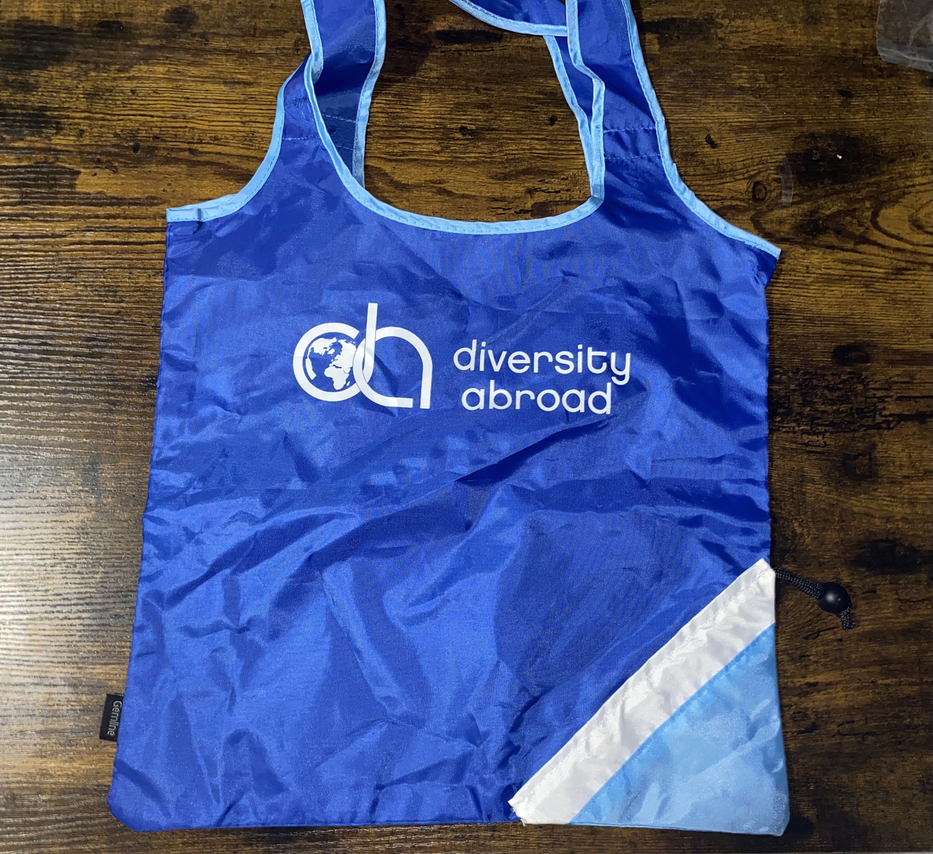 Collegiate Diversity Abroad Tote Bag College School University Study ! in Blue, Women's