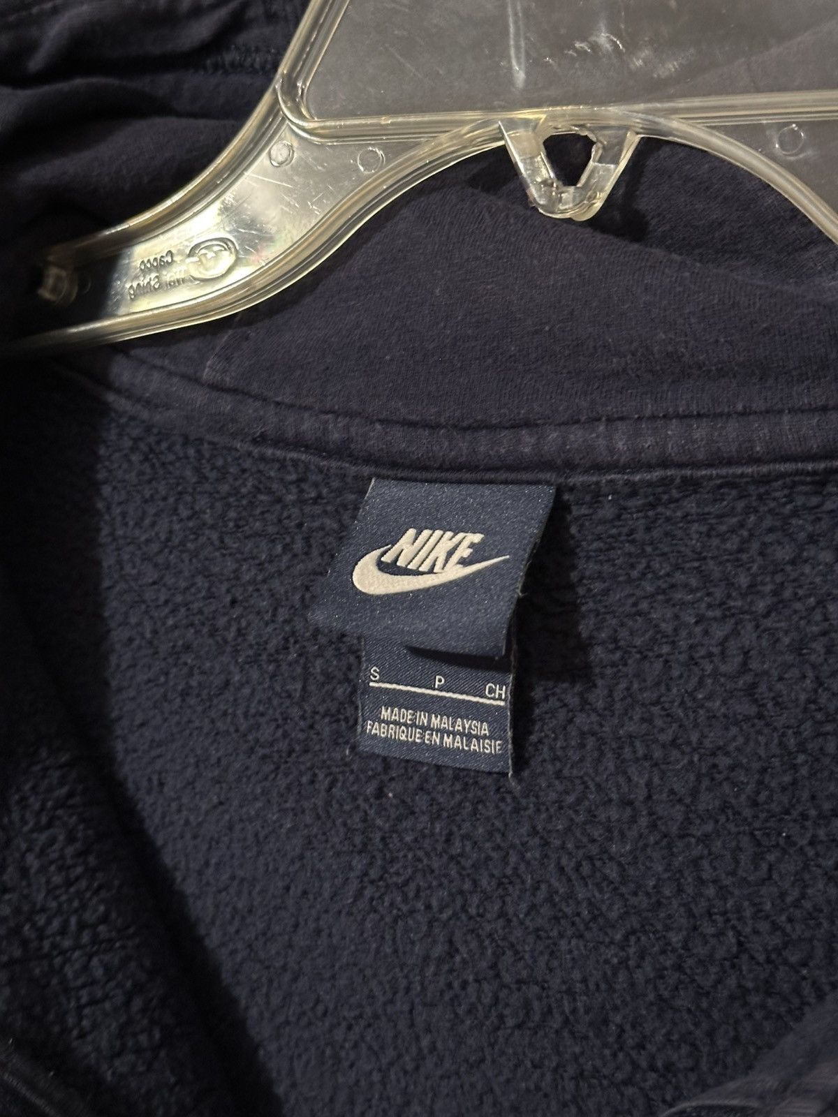 Nike Vintage Nike Navy Blue Hoodie Size US S / EU 44-46 / 1 - 3 Thumbnail