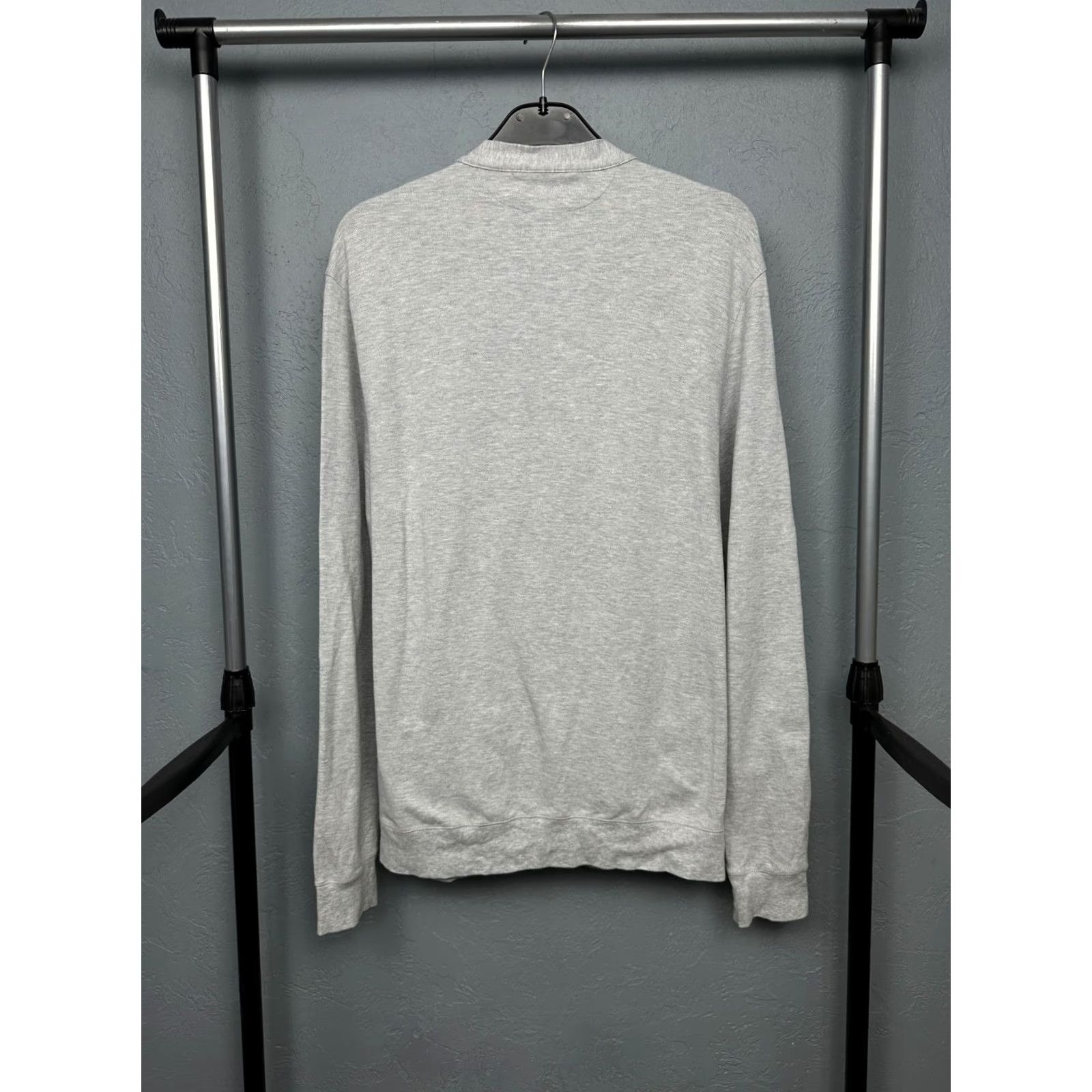 Polo Ralph Lauren VINTAGE Polo Ralph Lauren Mens Cardigan Sweater M Gray Cotton Knit Button Size US M / EU 48-50 / 2 - 6 Thumbnail