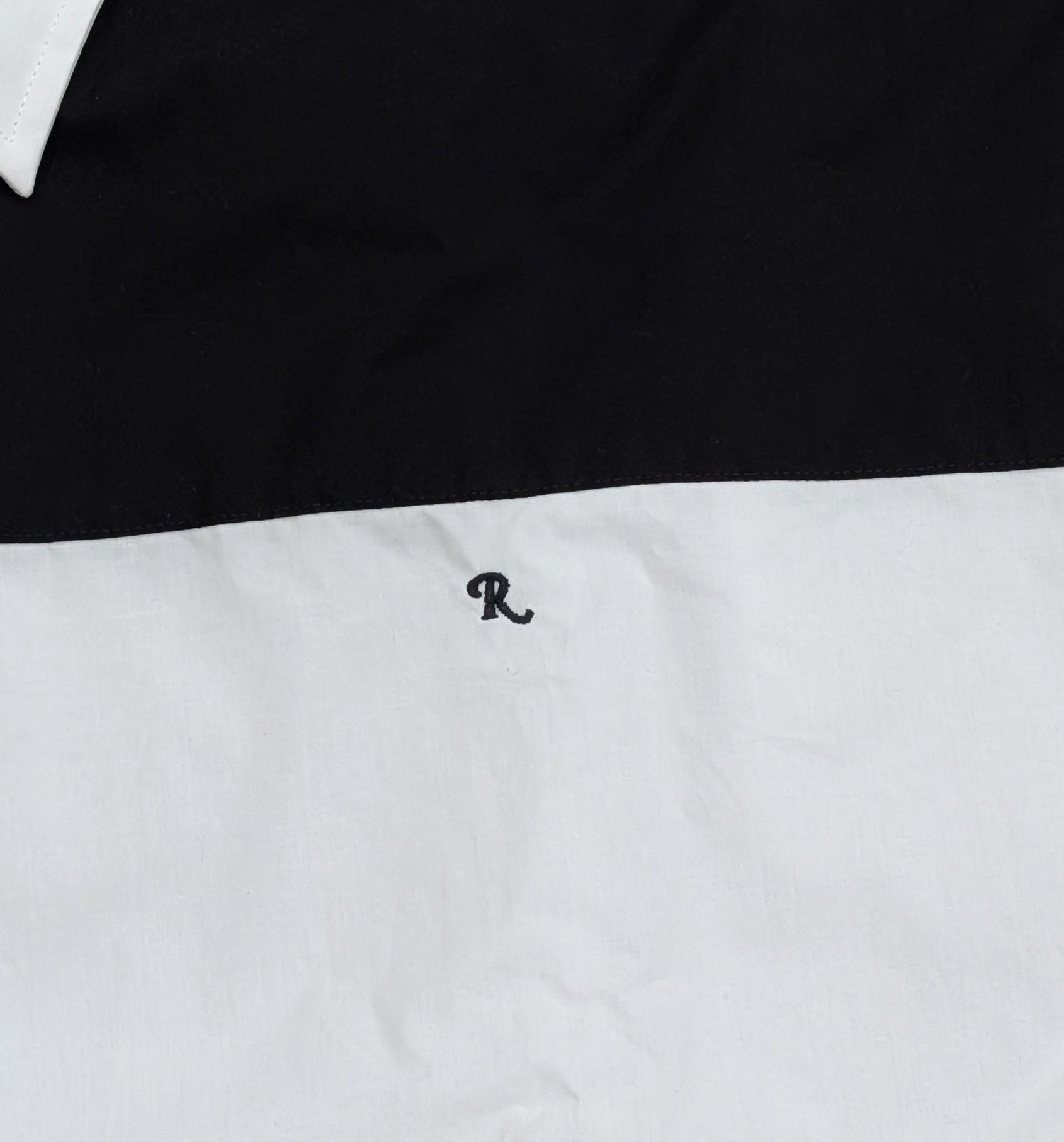 Raf Simons RAF SIMONS SS Button Up Shirt White/Black 50 Size US M / EU 48-50 / 2 - 2 Thumbnail