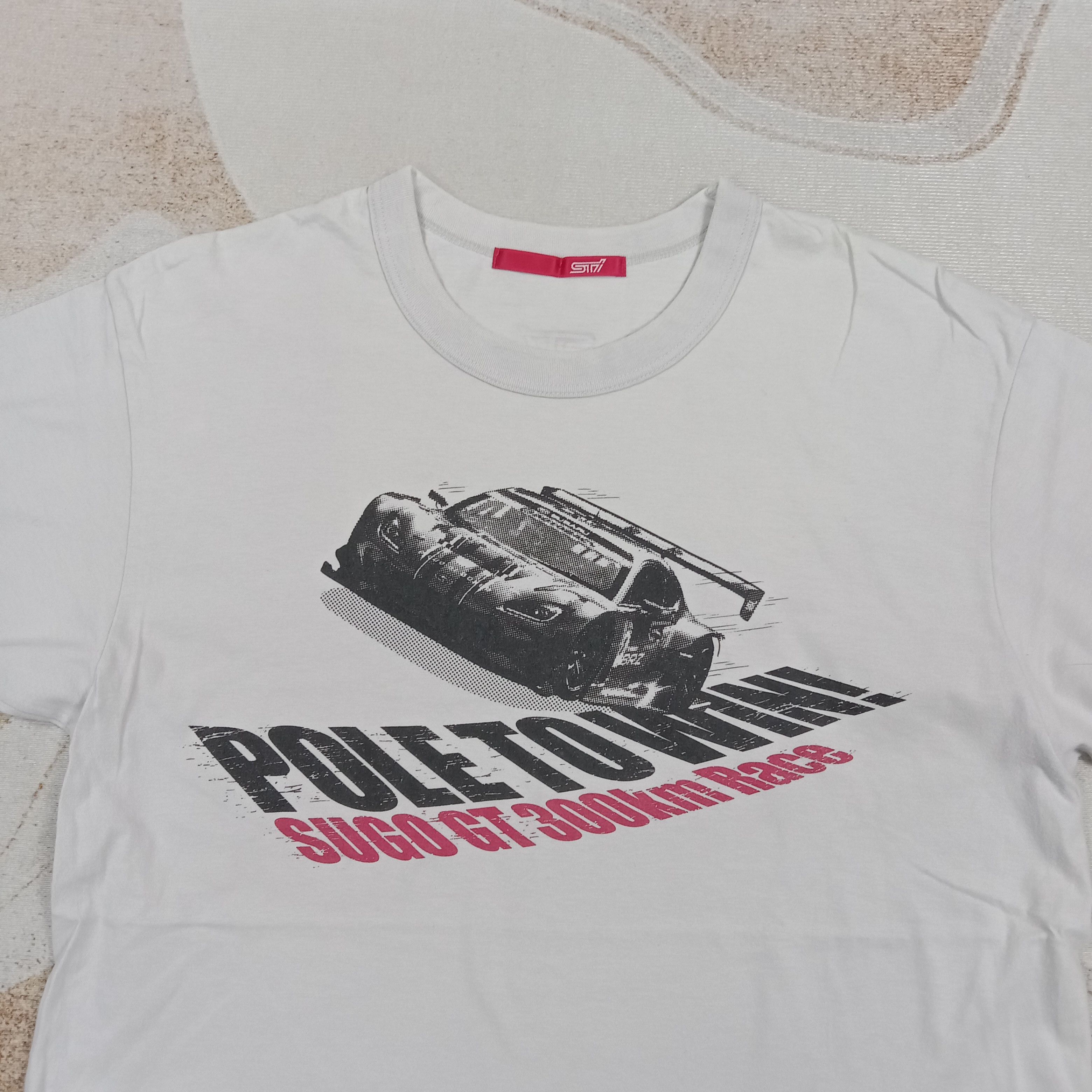 Japanese Brand SUBARU STI Super SUGO GT Racing Tshirt C285N53 Size US M / EU 48-50 / 2 - 2 Thumbnail