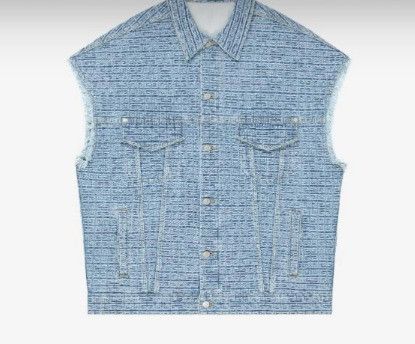 image of Givenchy O1Srvl11E0224 Denim Jackets In Light Blue, Men's (Size XS)