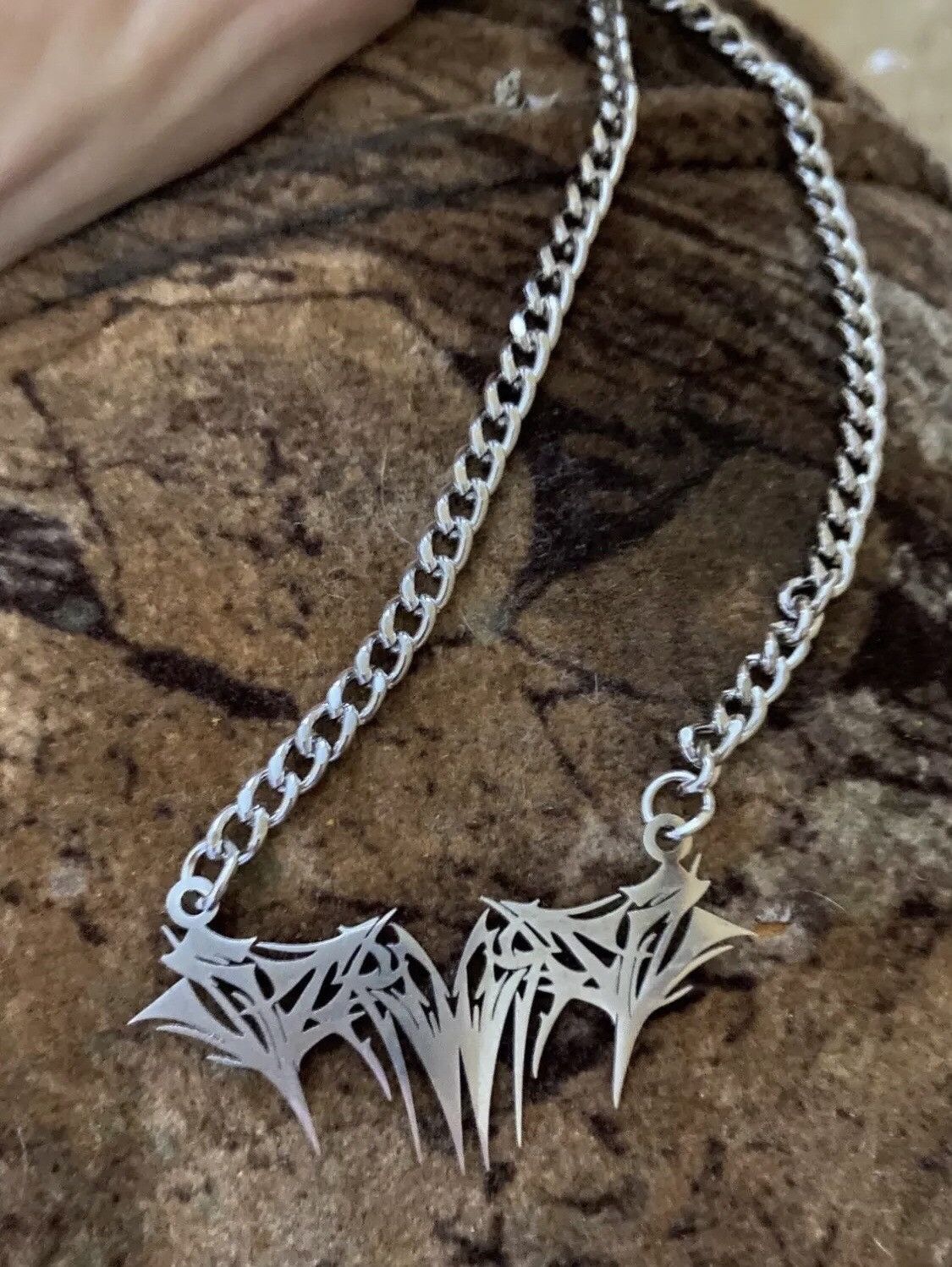 Handmade Punk Gothic Chrome Venom Necklace Size ONE SIZE - 2 Thumbnail