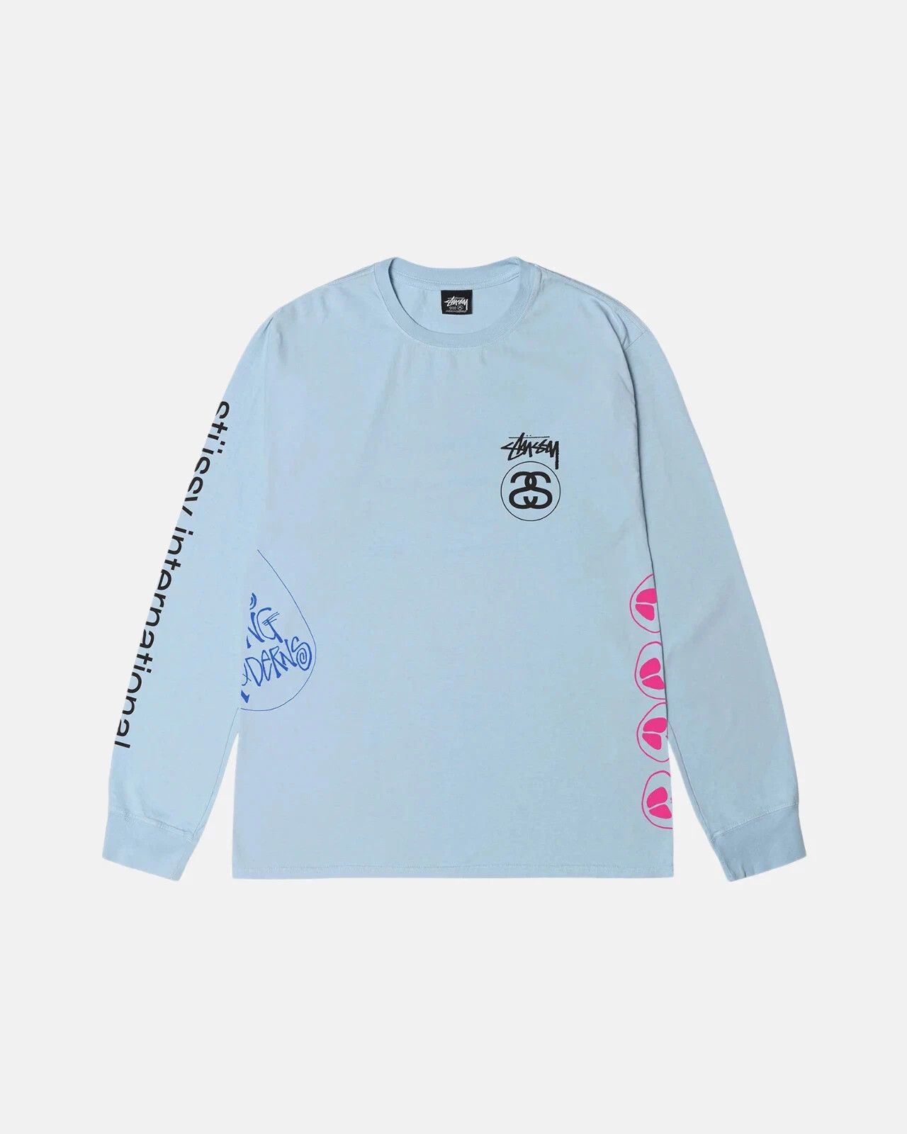 Stussy StUSSY TEST STRIKE PIGMENT DYED LS TEE Size US XL / EU 56 / 4 - 1 Thumbnail