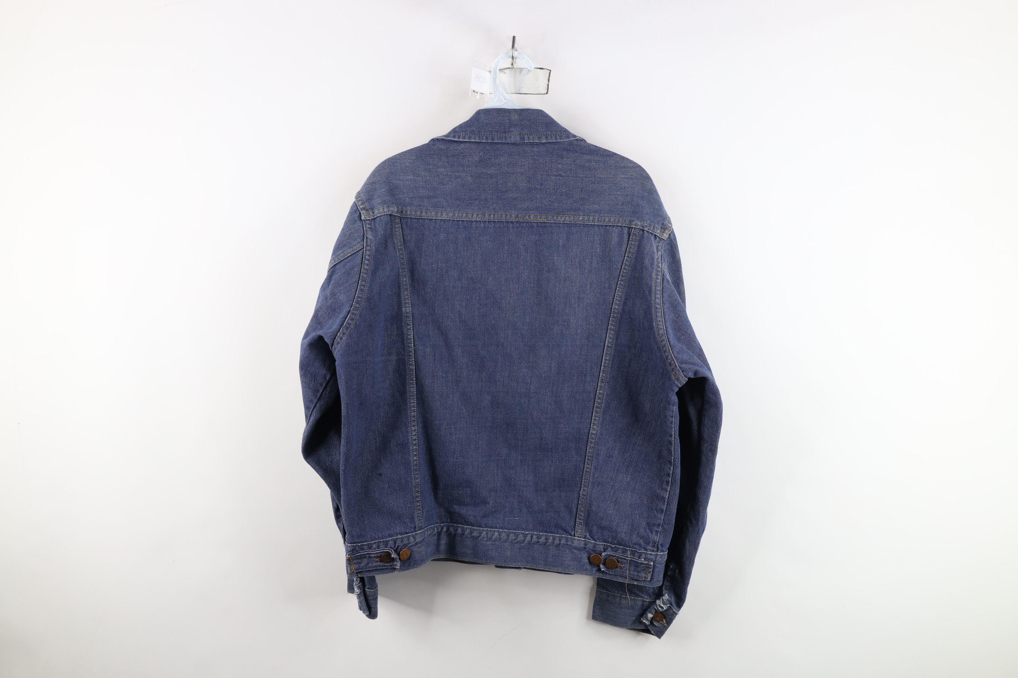 Vintage Vintage 60s Streetwear Denim Jean Trucker Jacket Blue USA Size US M / EU 48-50 / 2 - 14 Thumbnail