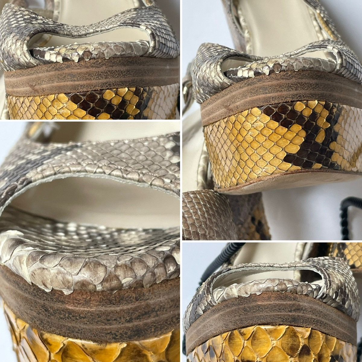 Gucci Gucci Kotao Wedge Sandals Size US 9 / IT 39 - 11 Thumbnail