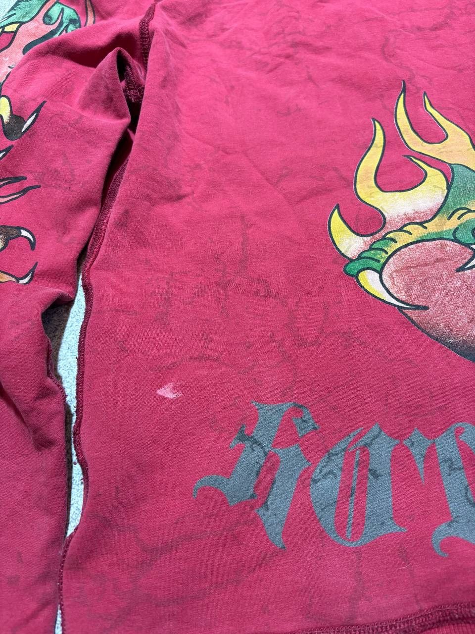 Ed Hardy Ed Hardy Streatwear Vintage Zip Hoodie Y2K Size XL / US 12-14 / IT 48-50 - 10 Thumbnail