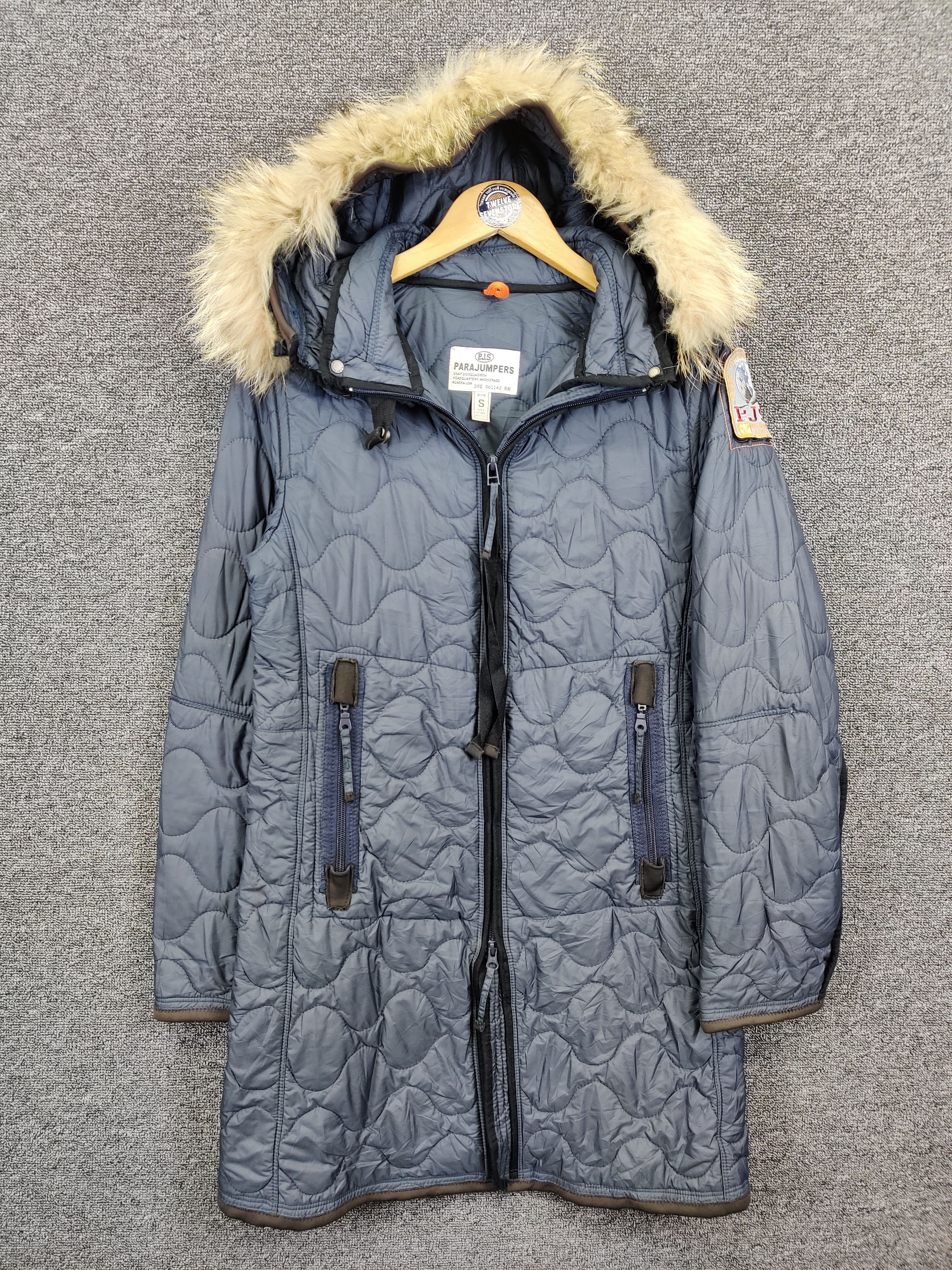 Vintage Vintage Parajumpers Quilted Military Parkas Fur Size US S / EU 44-46 / 1 - 1 Thumbnail