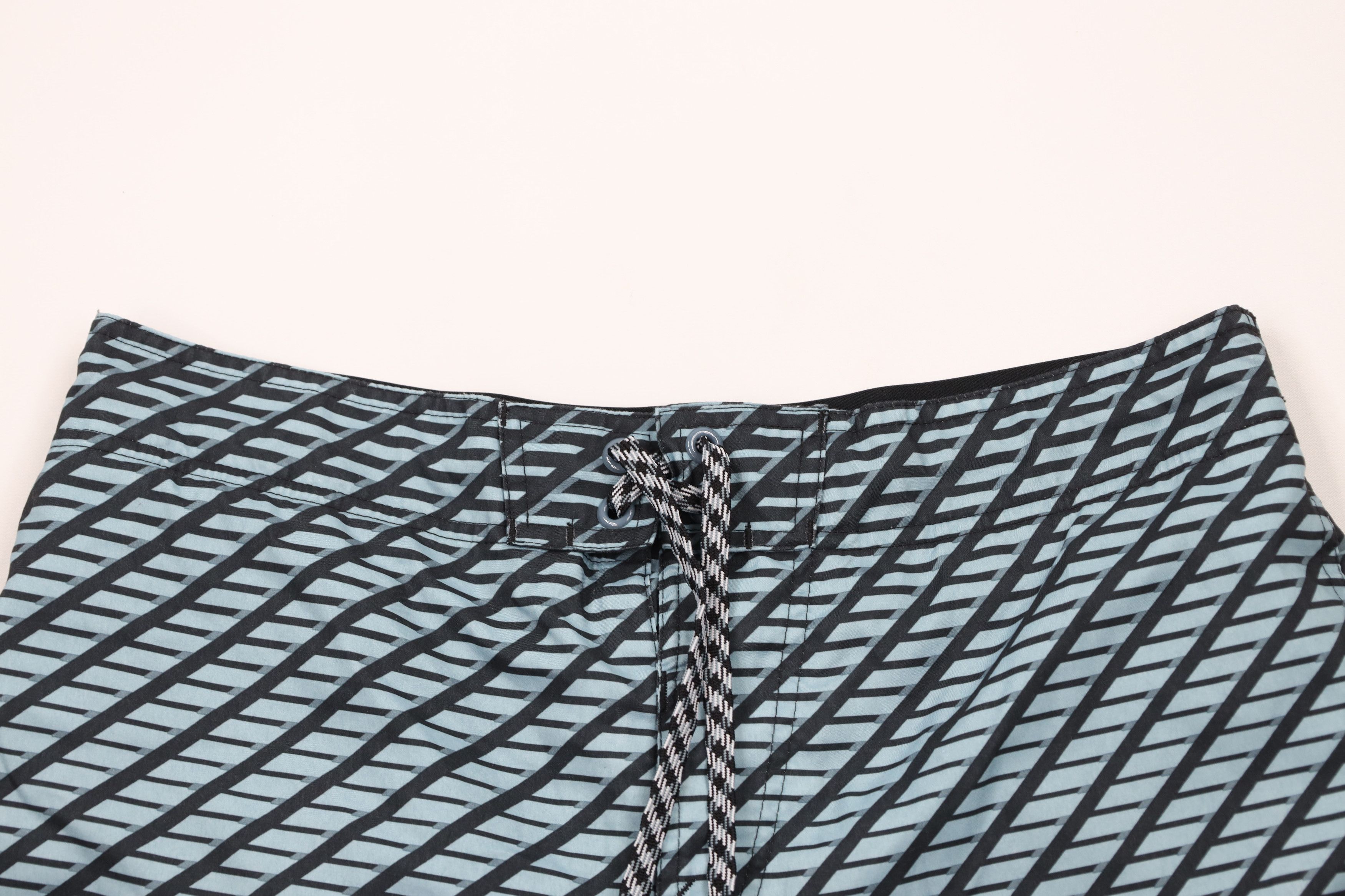 Nike × Vintage Vintage Y2K Nike Swim Mini Swoosh Geometric Board Shorts Size US 34 / EU 50 - 2 Thumbnail